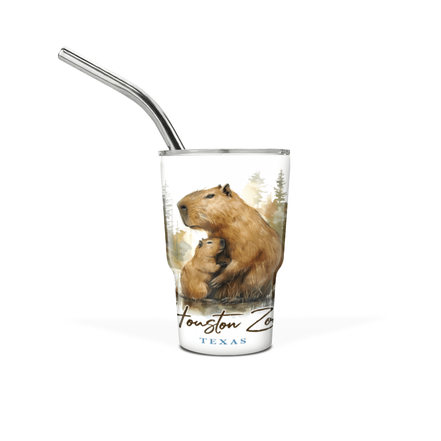 Mini 3 oz Tumbler with Straw