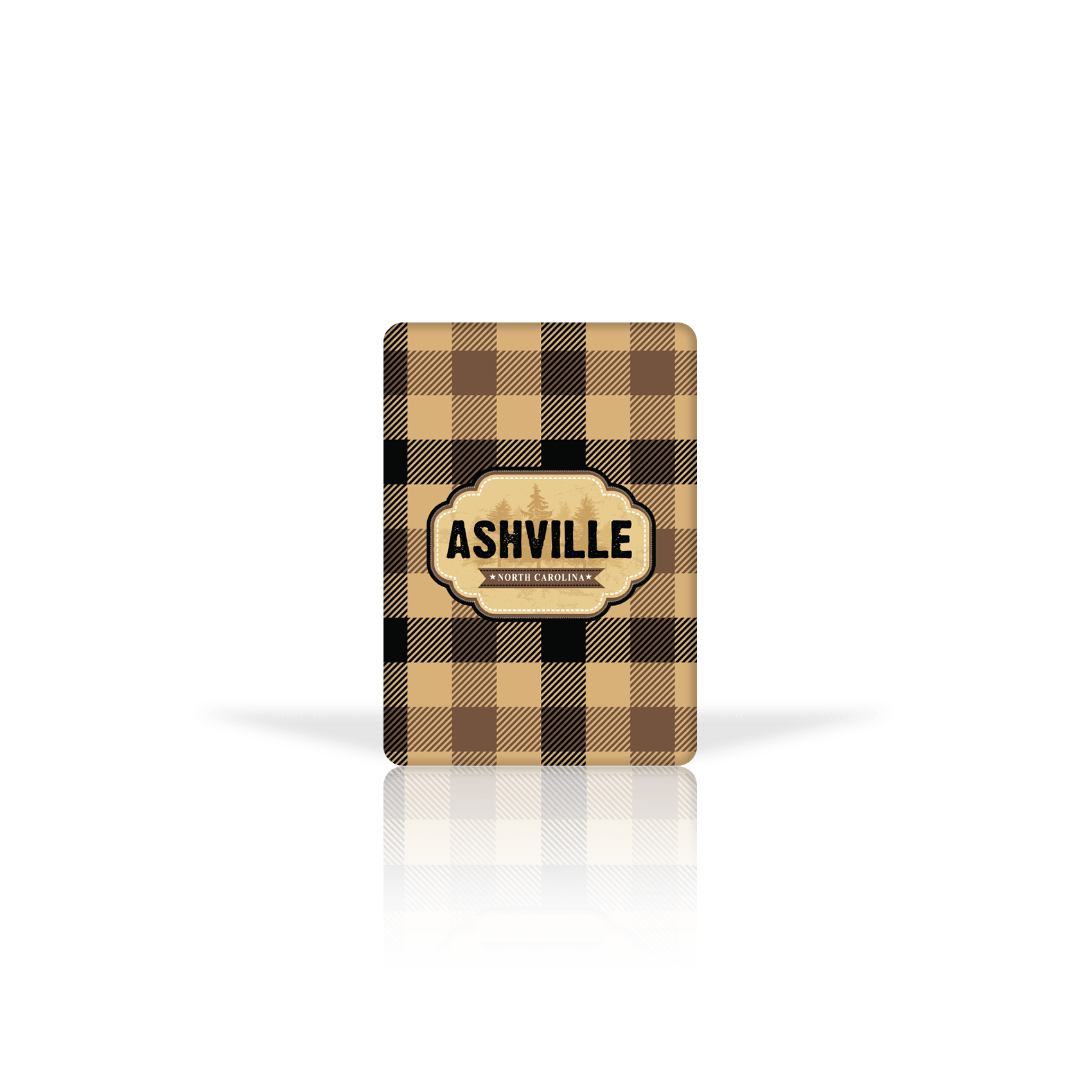 Cream Plaid Wrap
