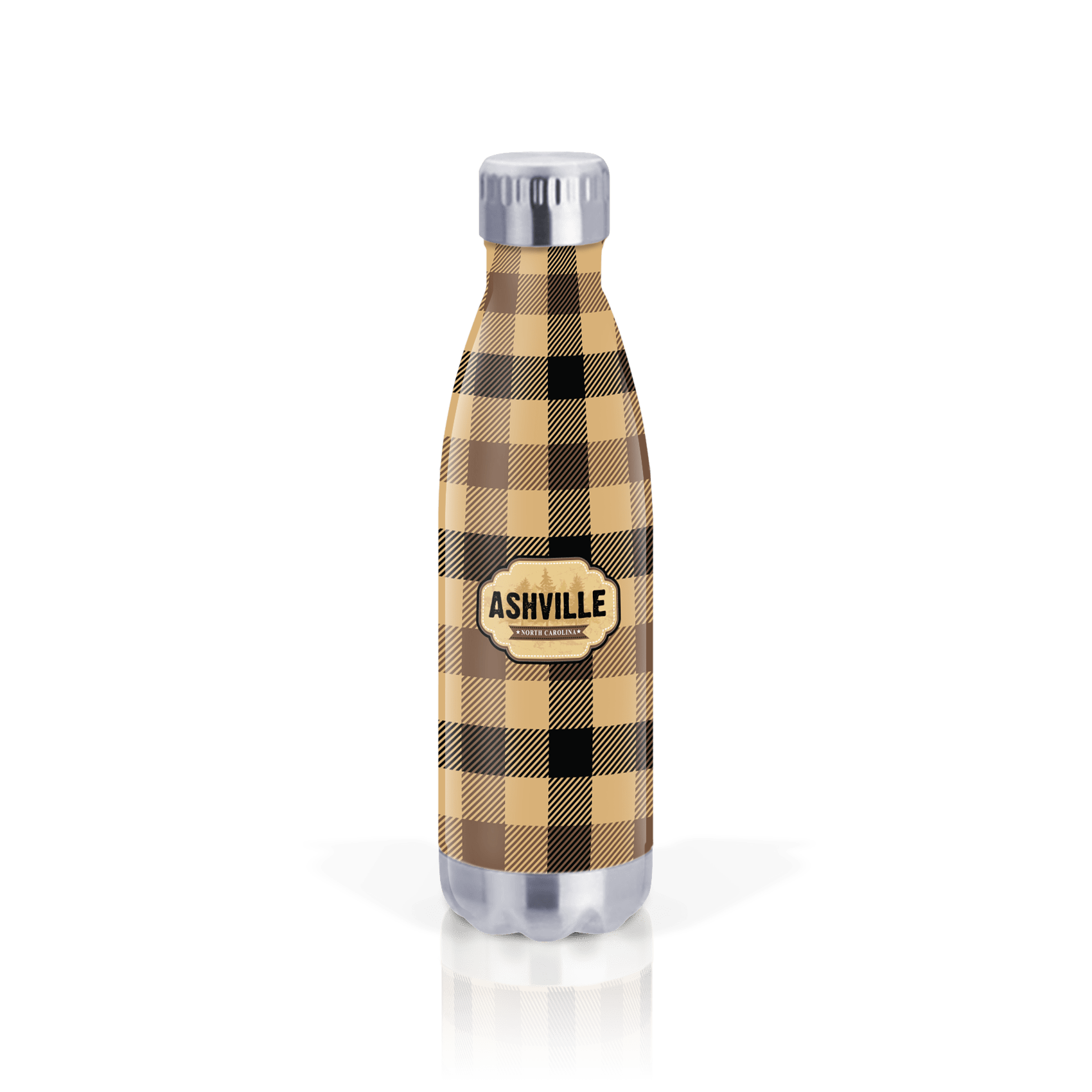 Cream Plaid Wrap