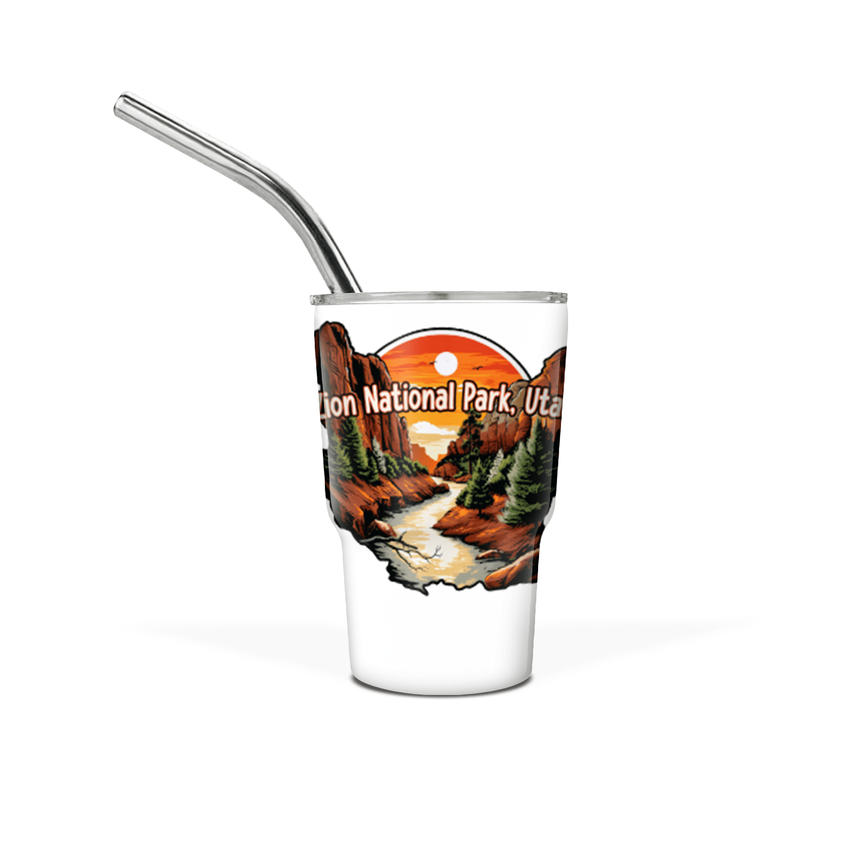 Mini 3 oz Tumbler with Straw