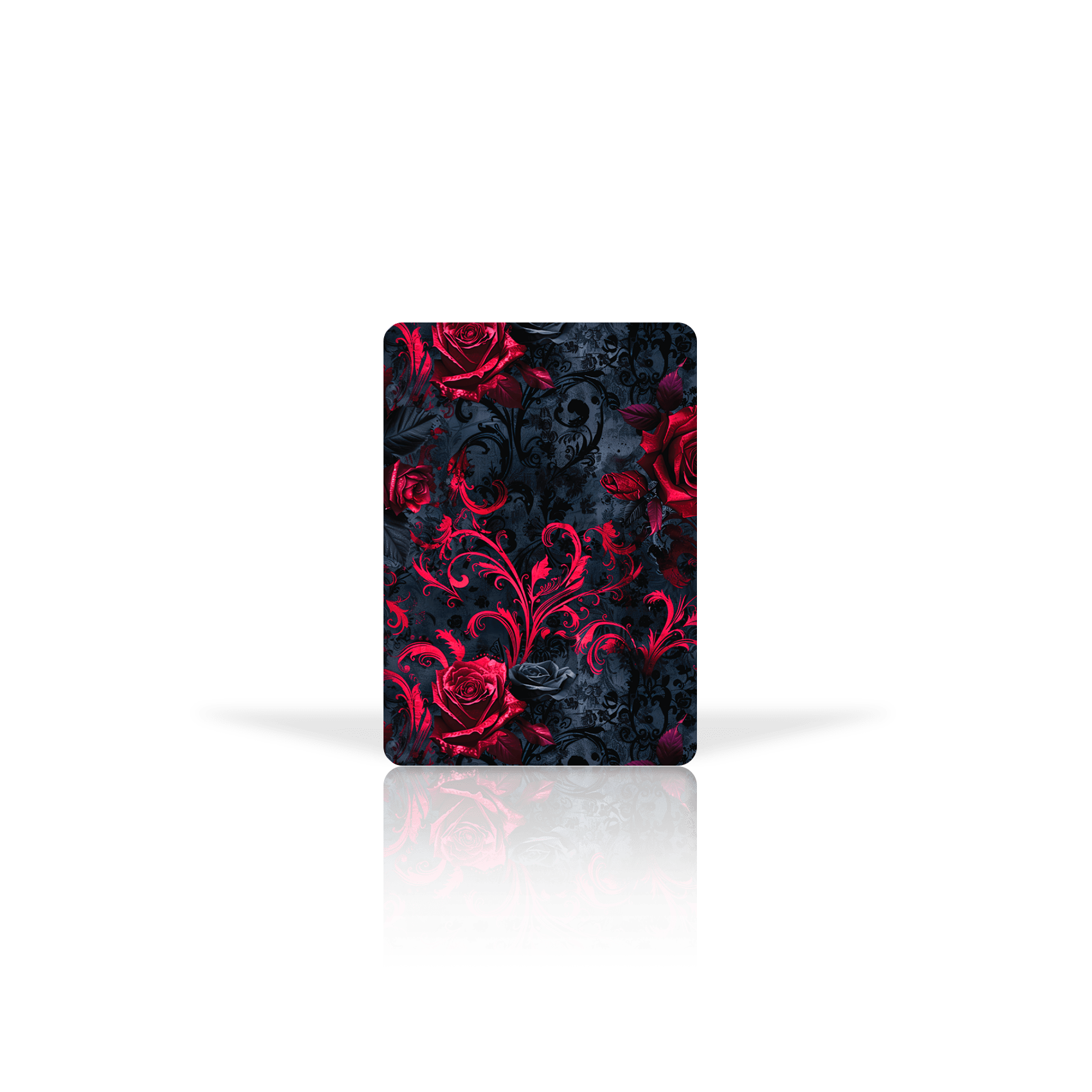 Crimson Swirl Florale