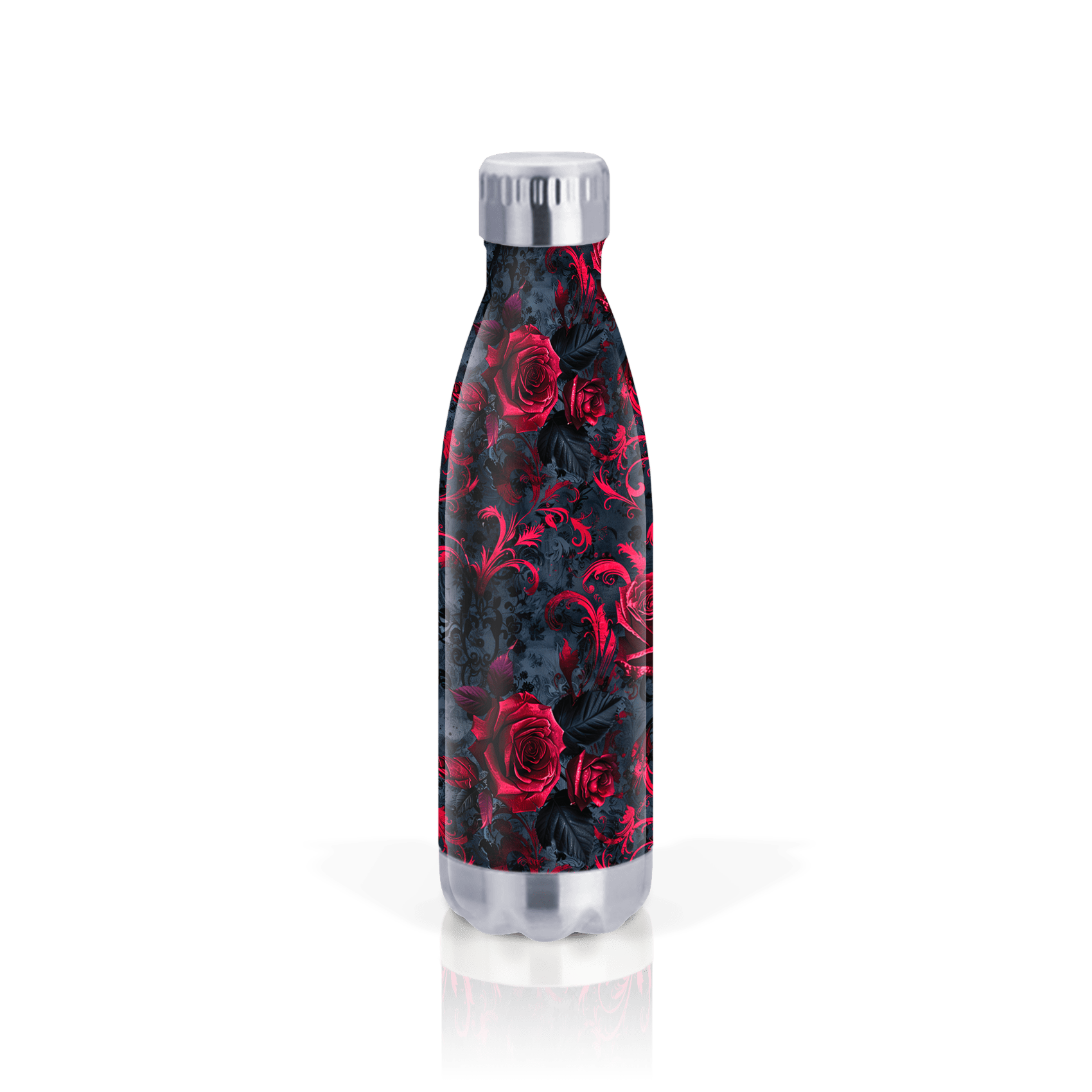 Crimson Swirl Florale