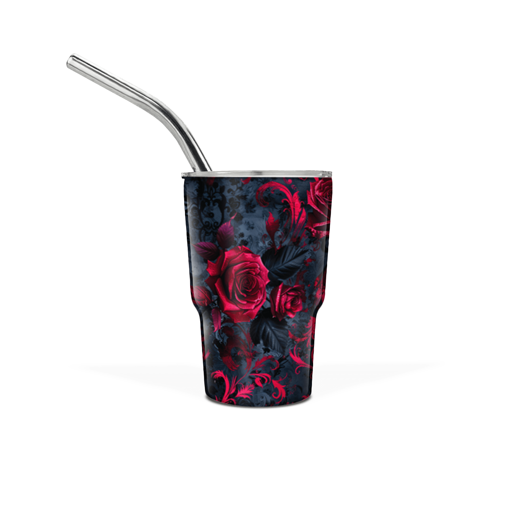 Crimson Swirl Florale