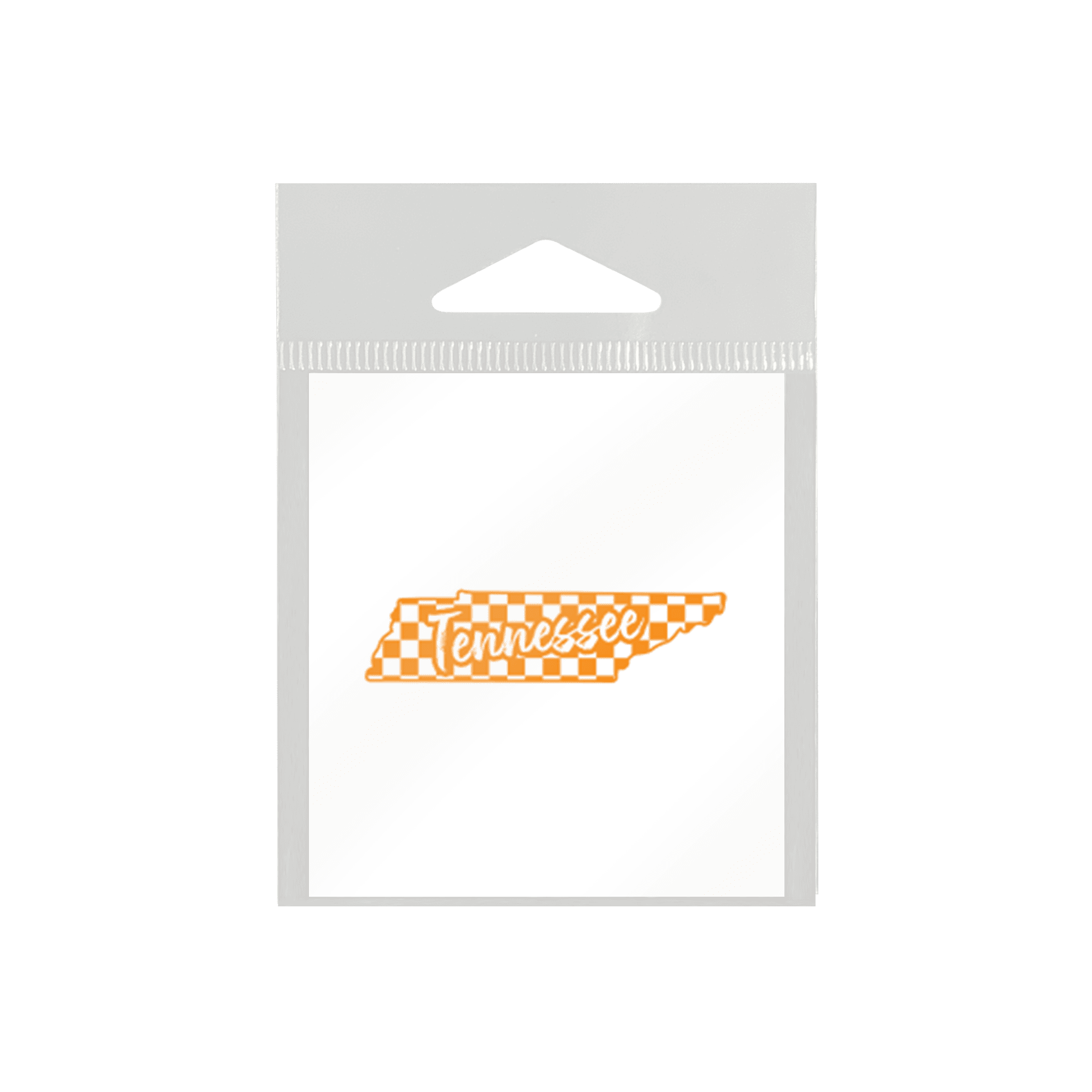 Checkered Filled Tennessee Shape