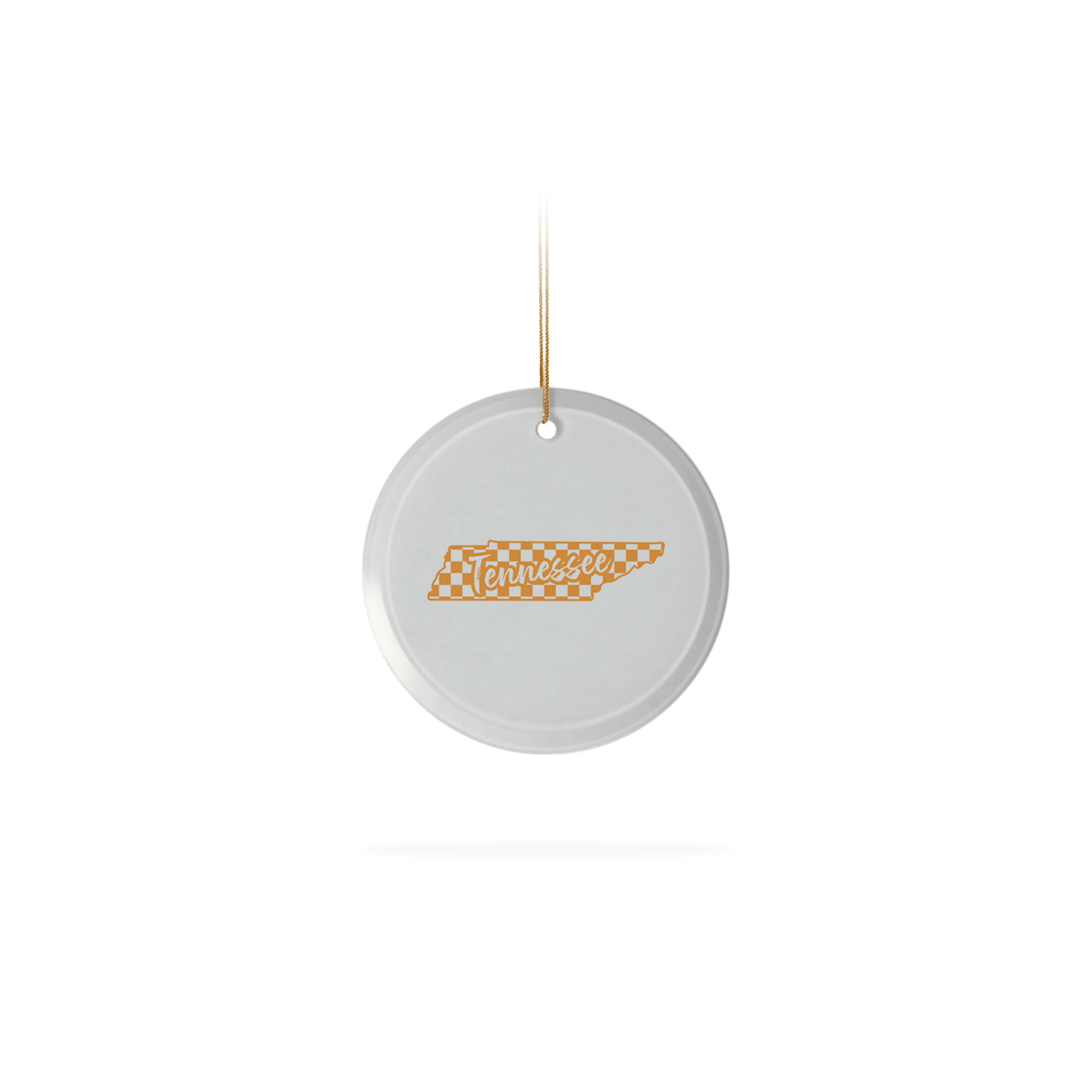 Frosted Glass Ornament 3.5"