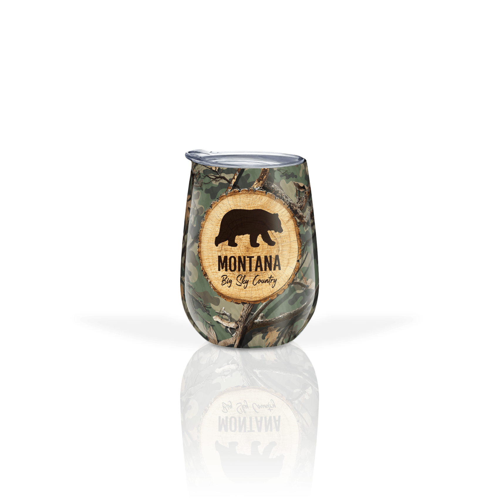 Camo Wood Bear