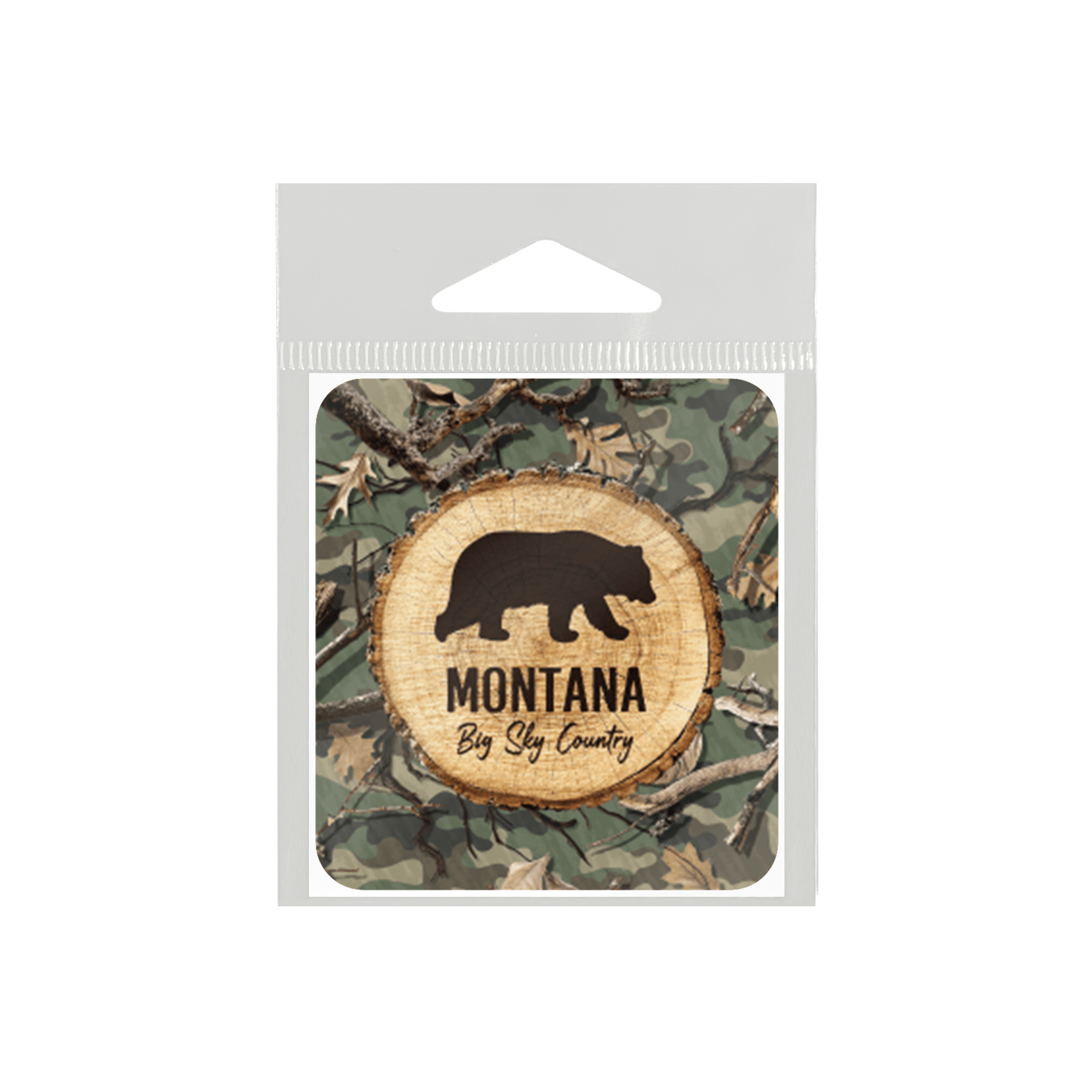 Camo Wood Bear