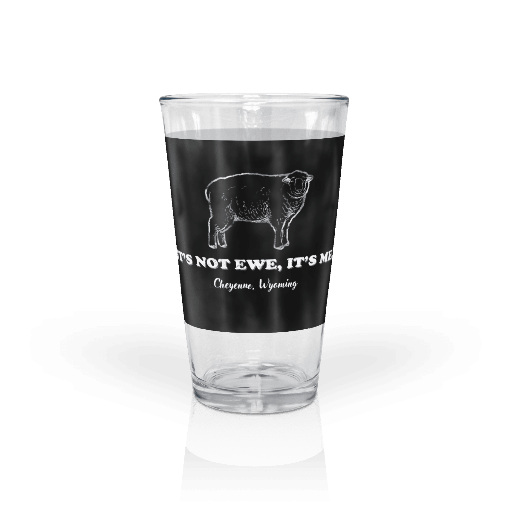 Clear 16 oz Pint Glass