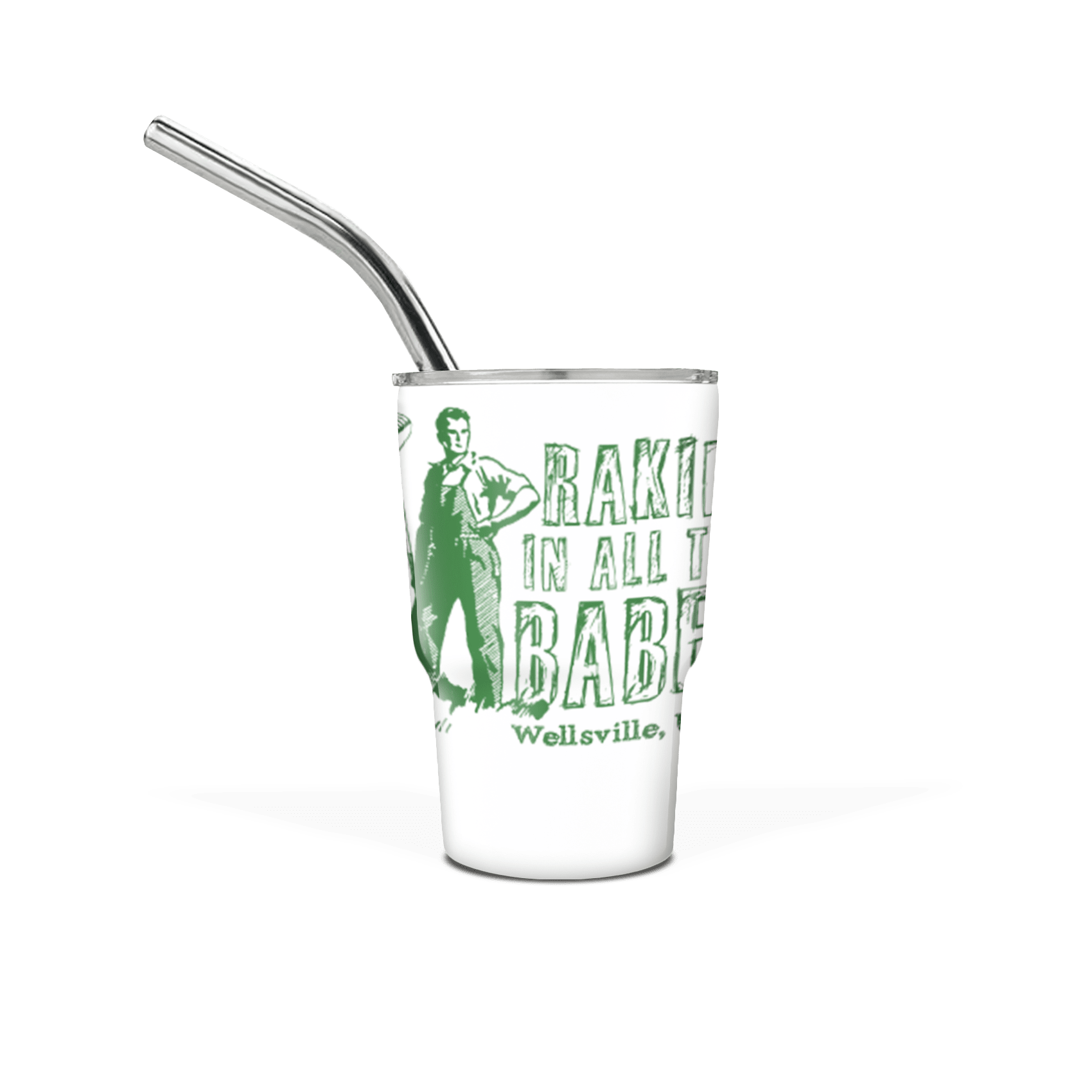 Mini 3 oz Tumbler with Straw