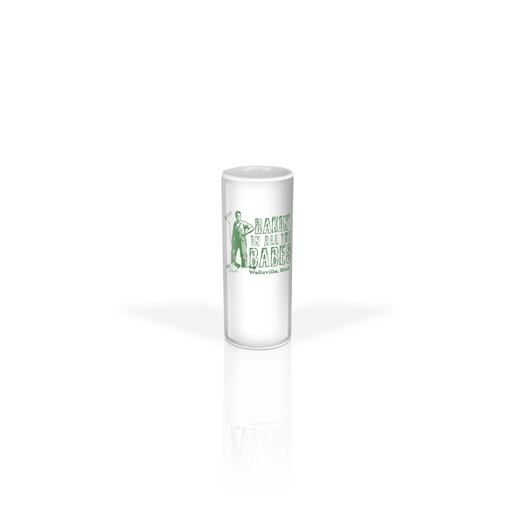 Ceramic Shooter 3oz White