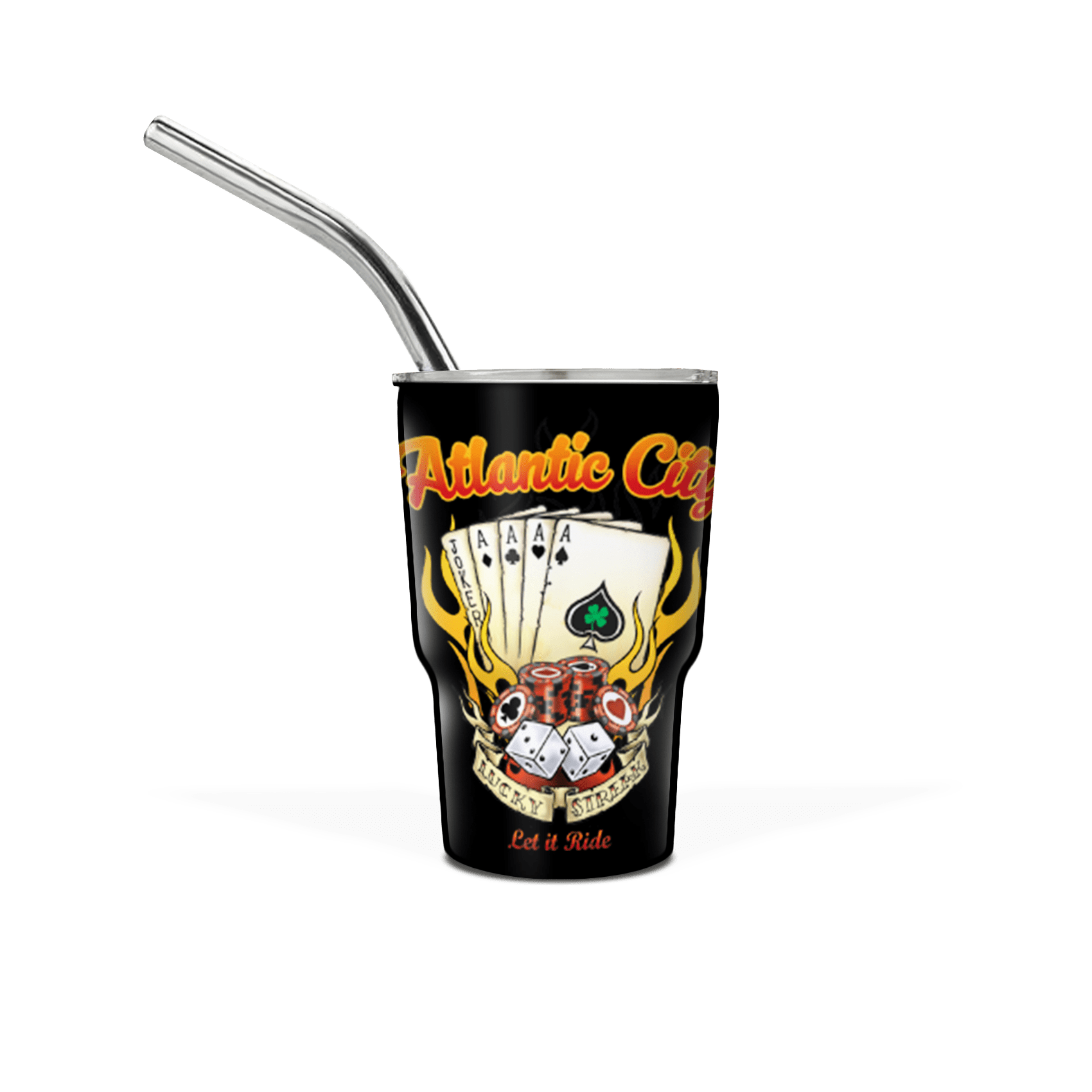 Mini 3 oz Tumbler with Straw