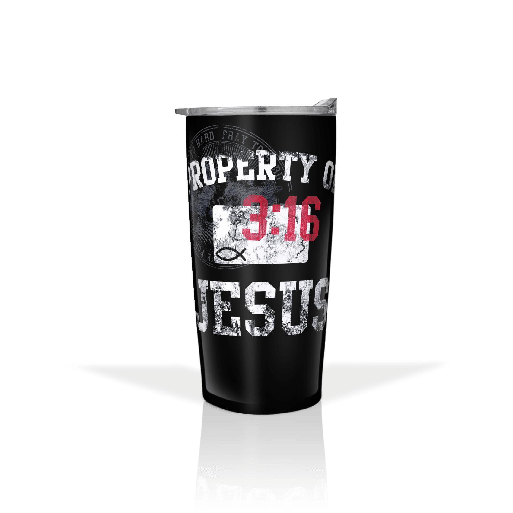 Property of Jesus Athletic White & Red