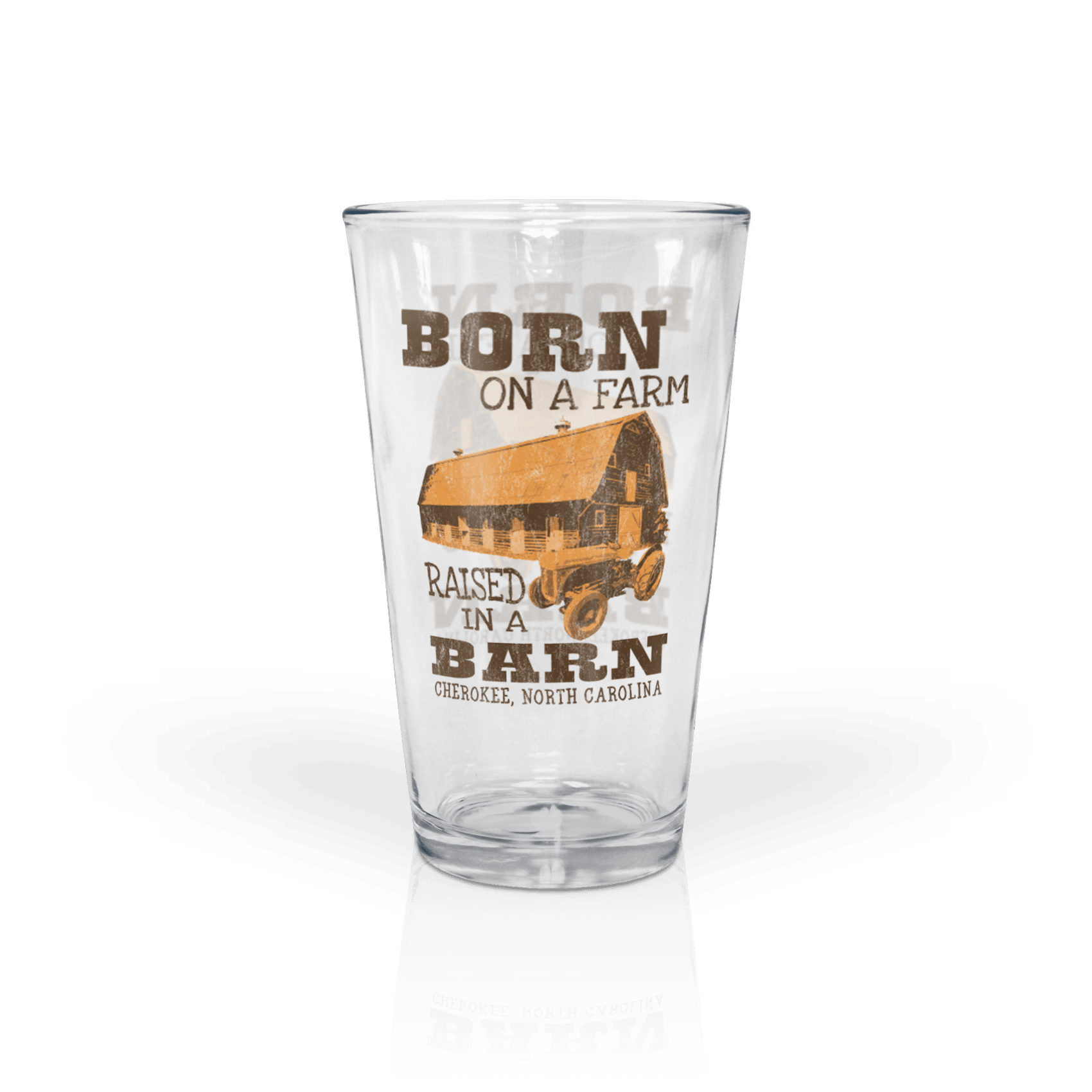 Clear 16 oz Pint Glass