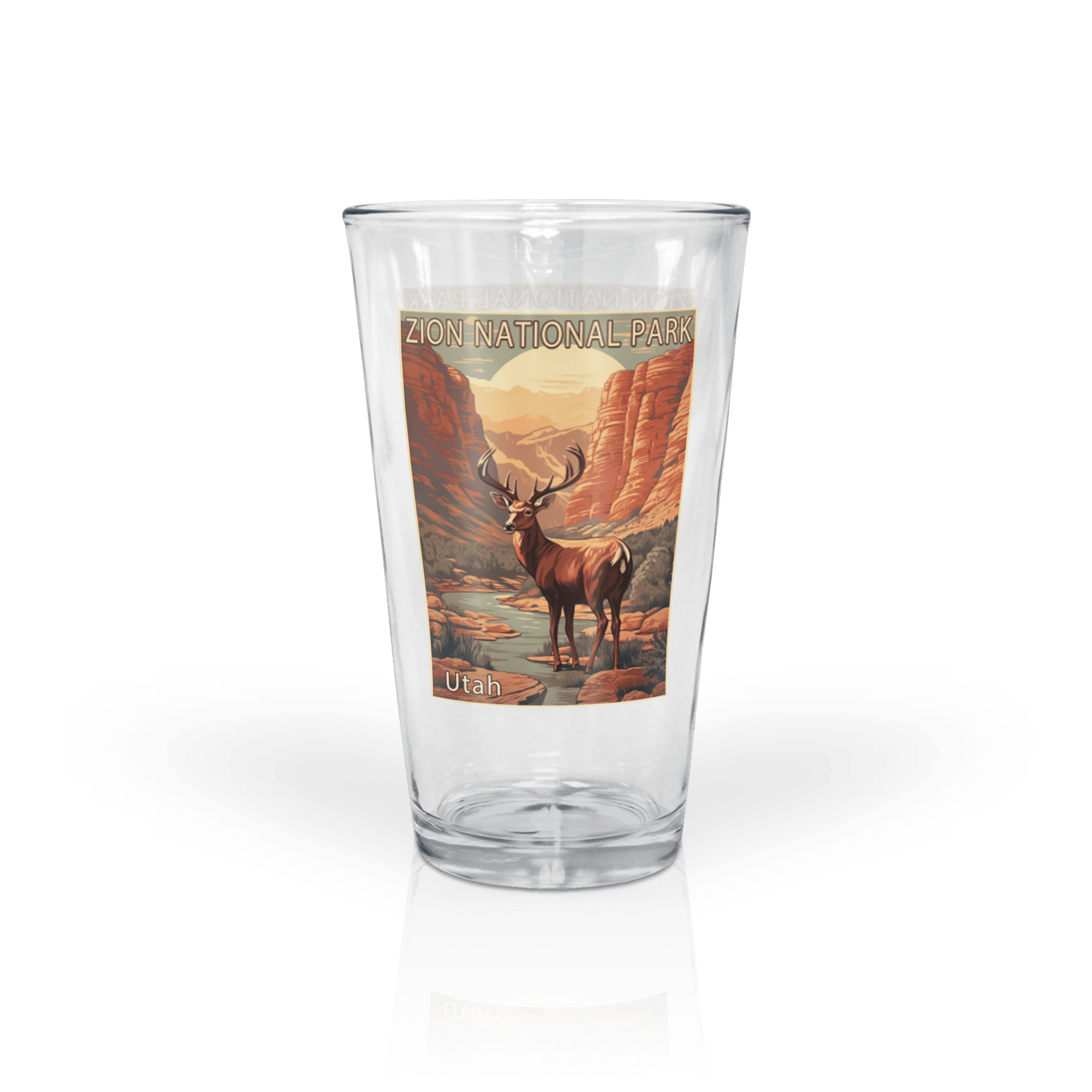 Clear 16 oz Pint Glass