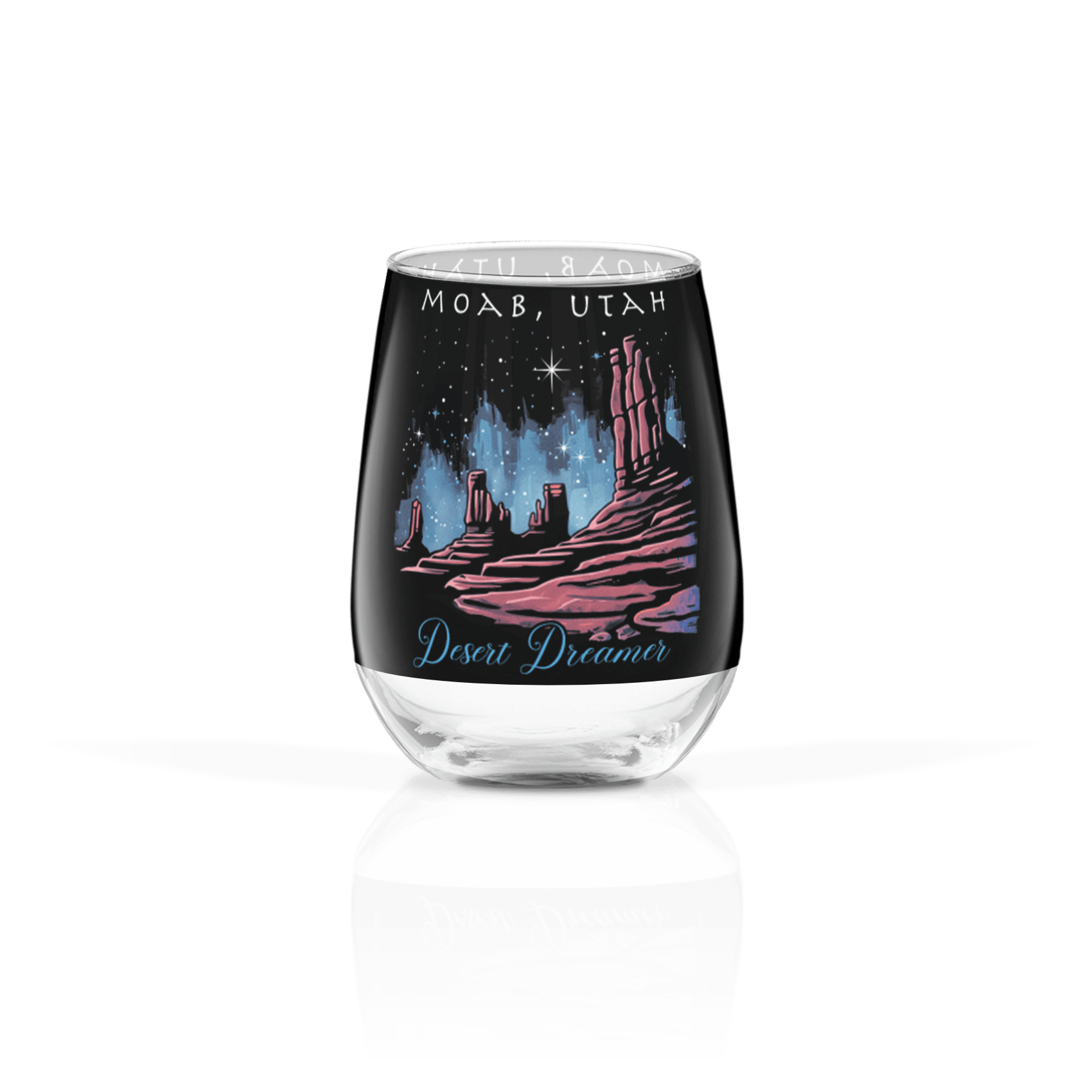 Clear 17oz Stemless Wine Glass