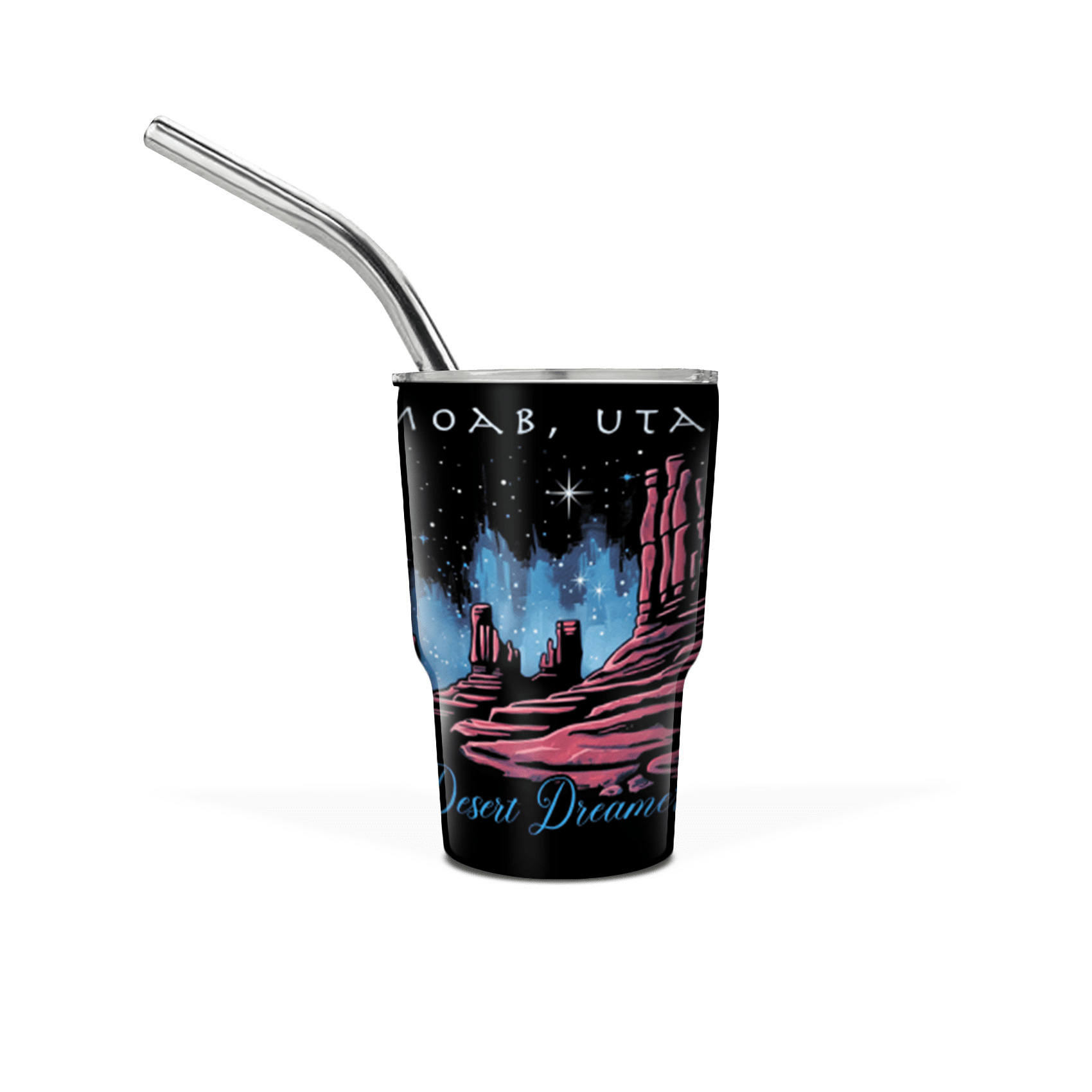 Mini 3 oz Tumbler with Straw