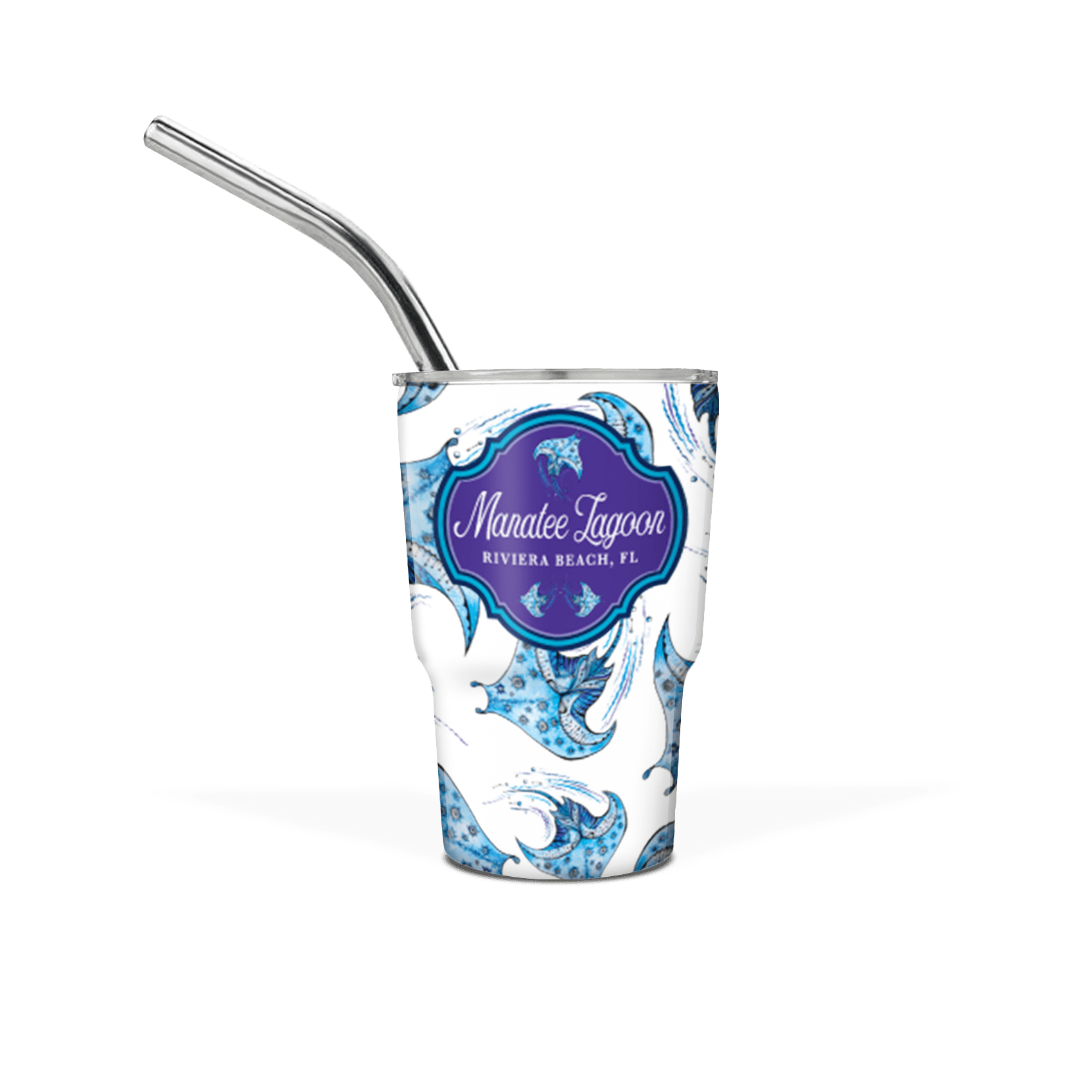 Mini 3 oz Tumbler with Straw