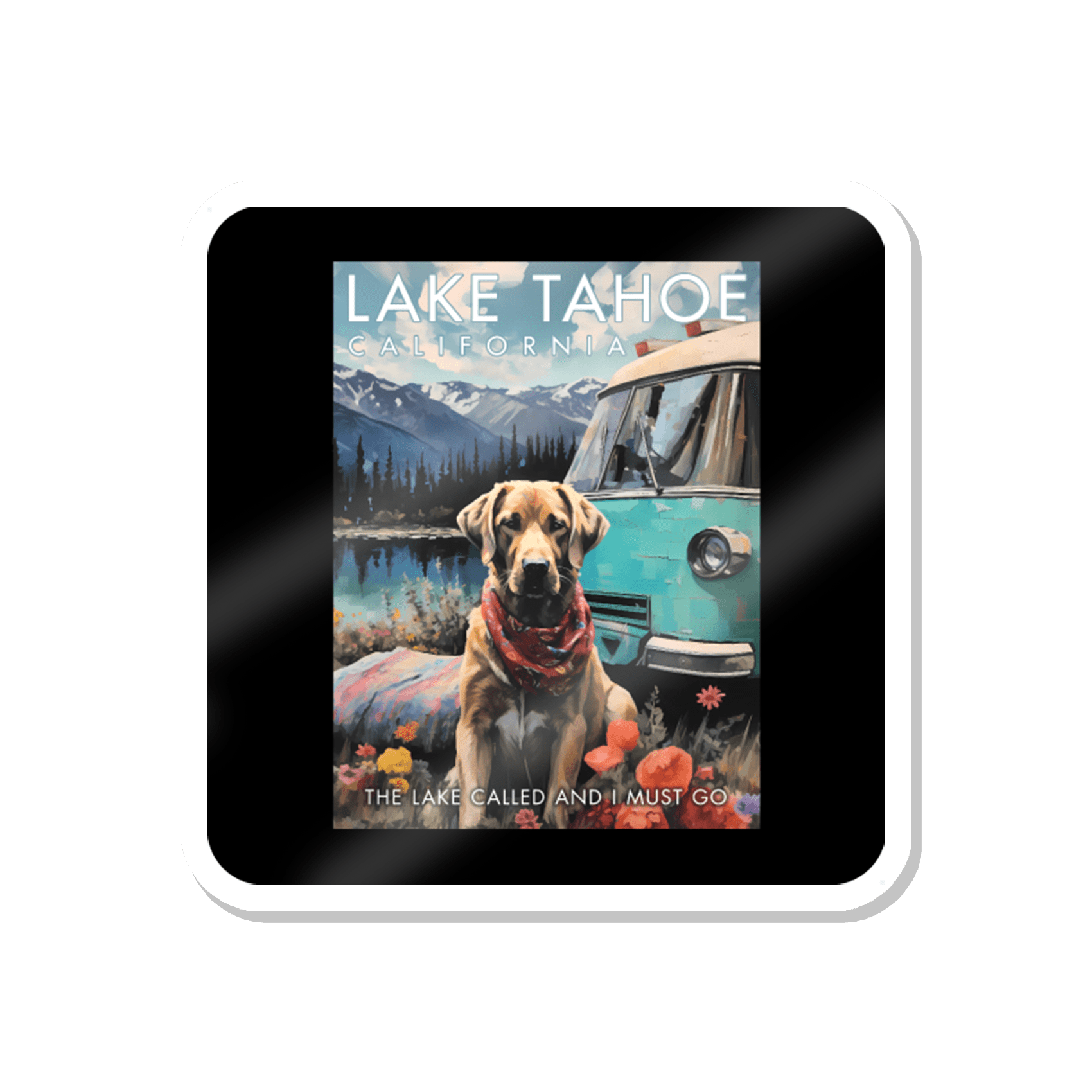 Dog on Lake