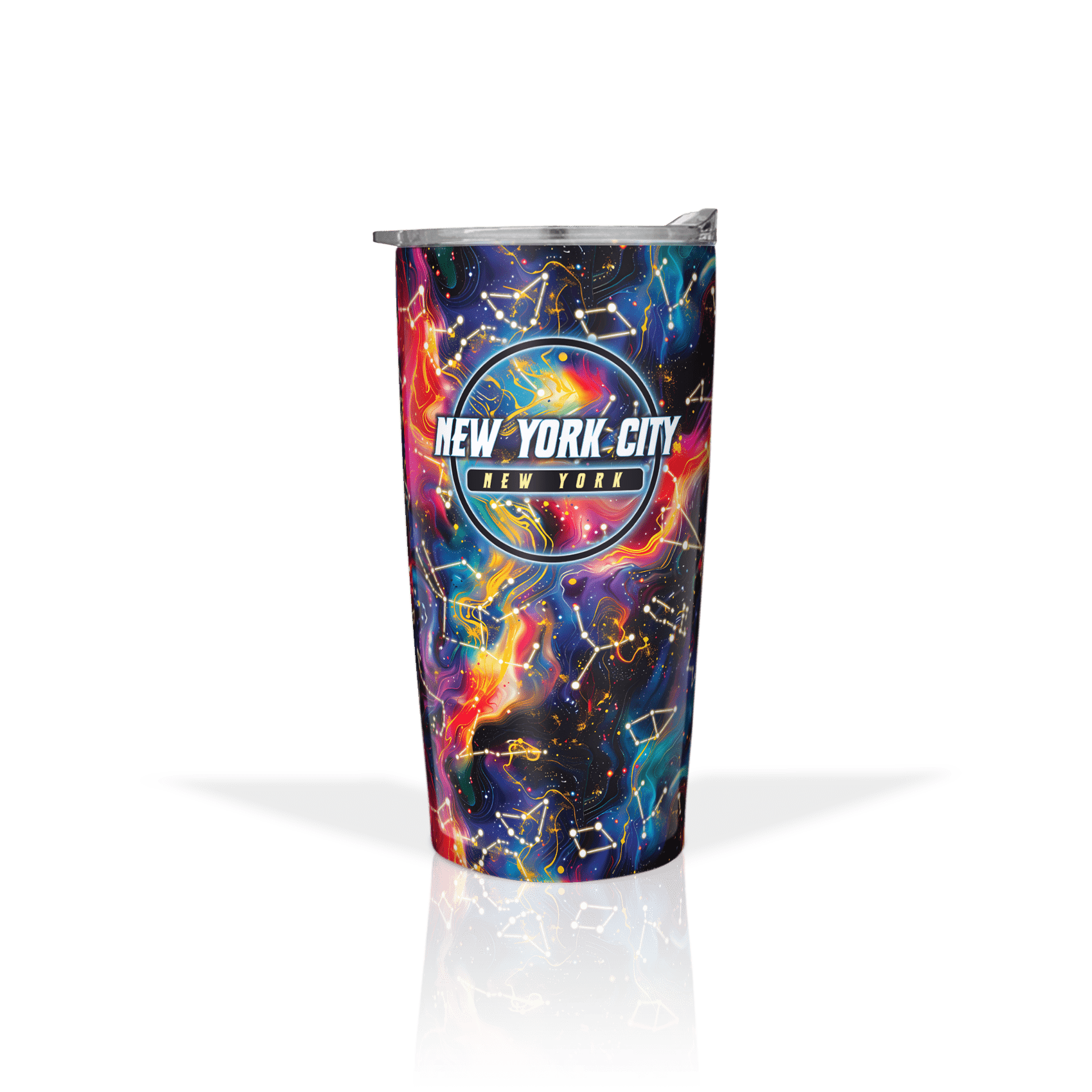 Electric Color Constellation Galaxy