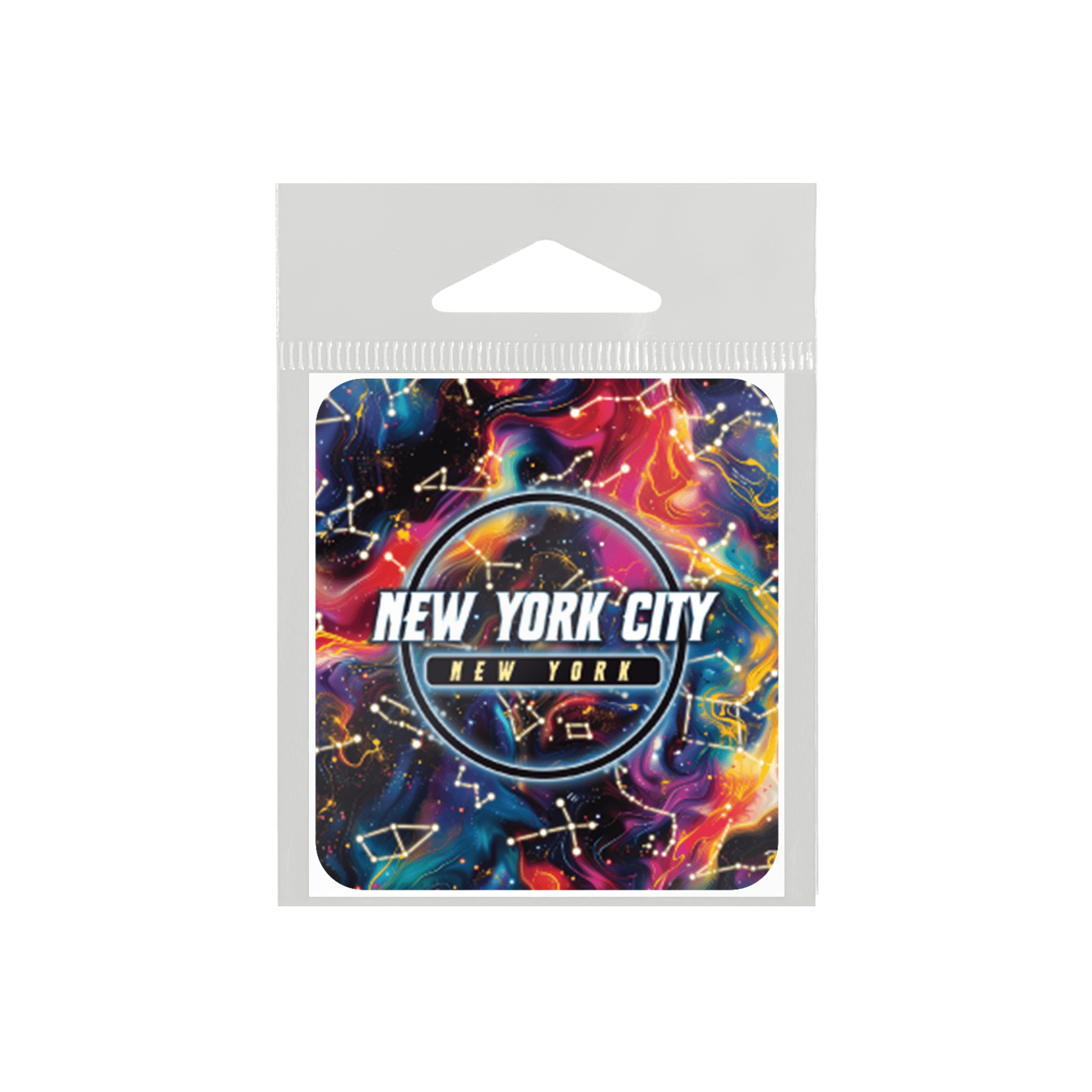 Electric Color Constellation Galaxy