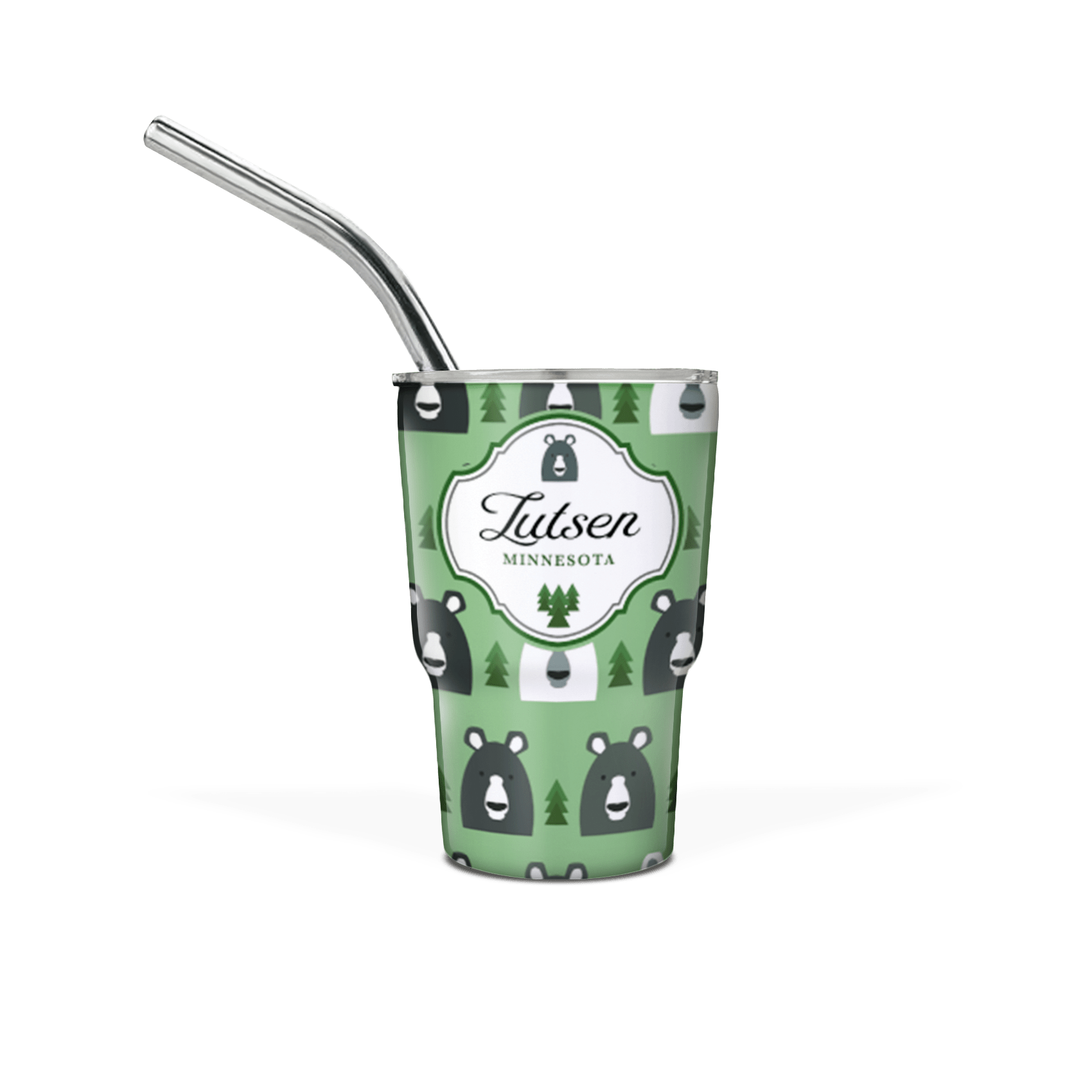 Mini 3 oz Tumbler with Straw