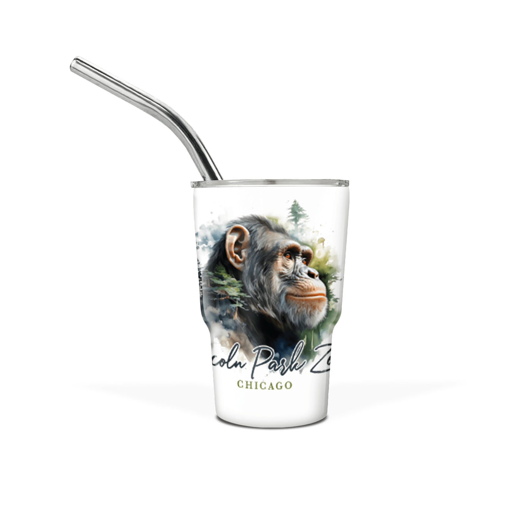 Mini 3 oz Tumbler with Straw
