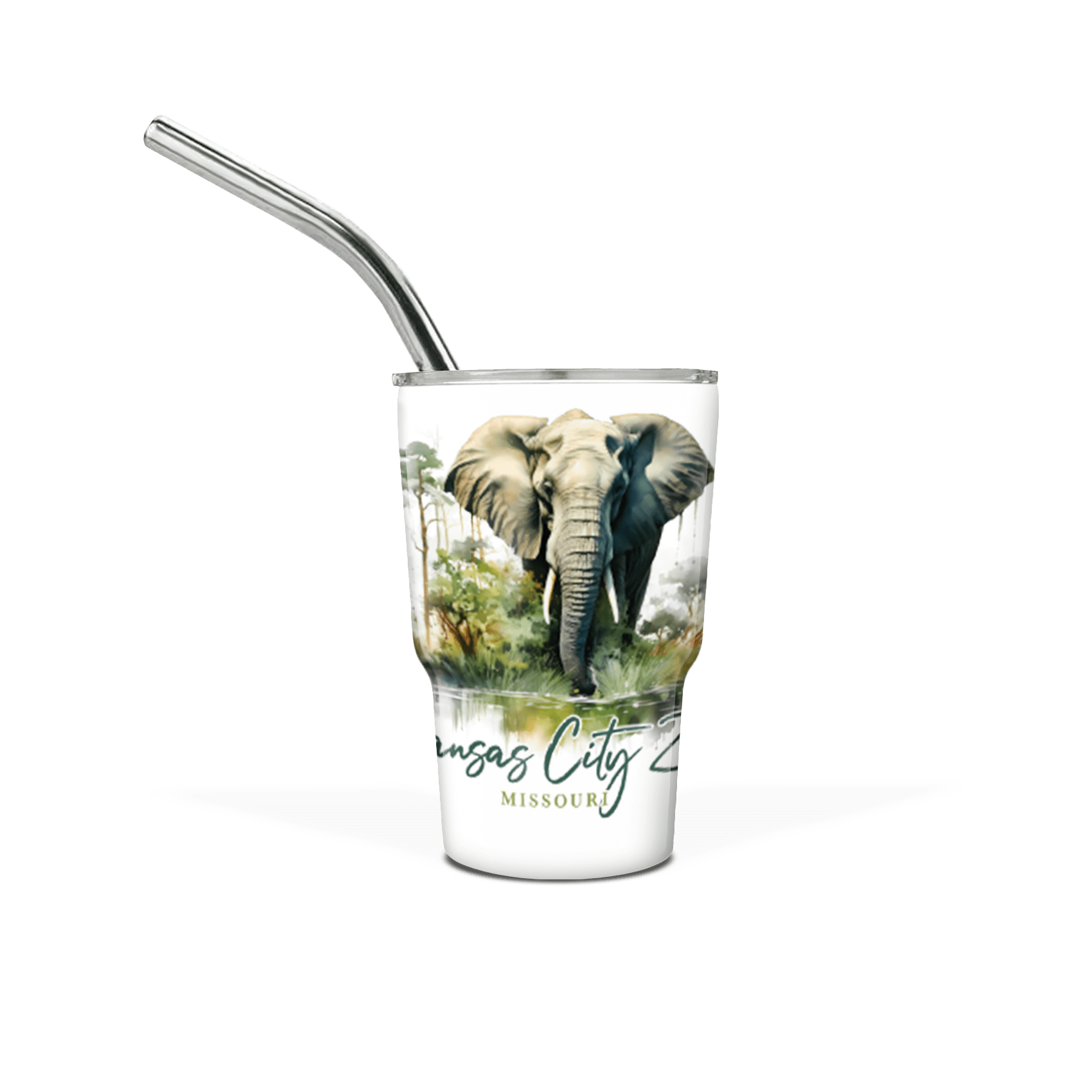 Mini 3 oz Tumbler with Straw