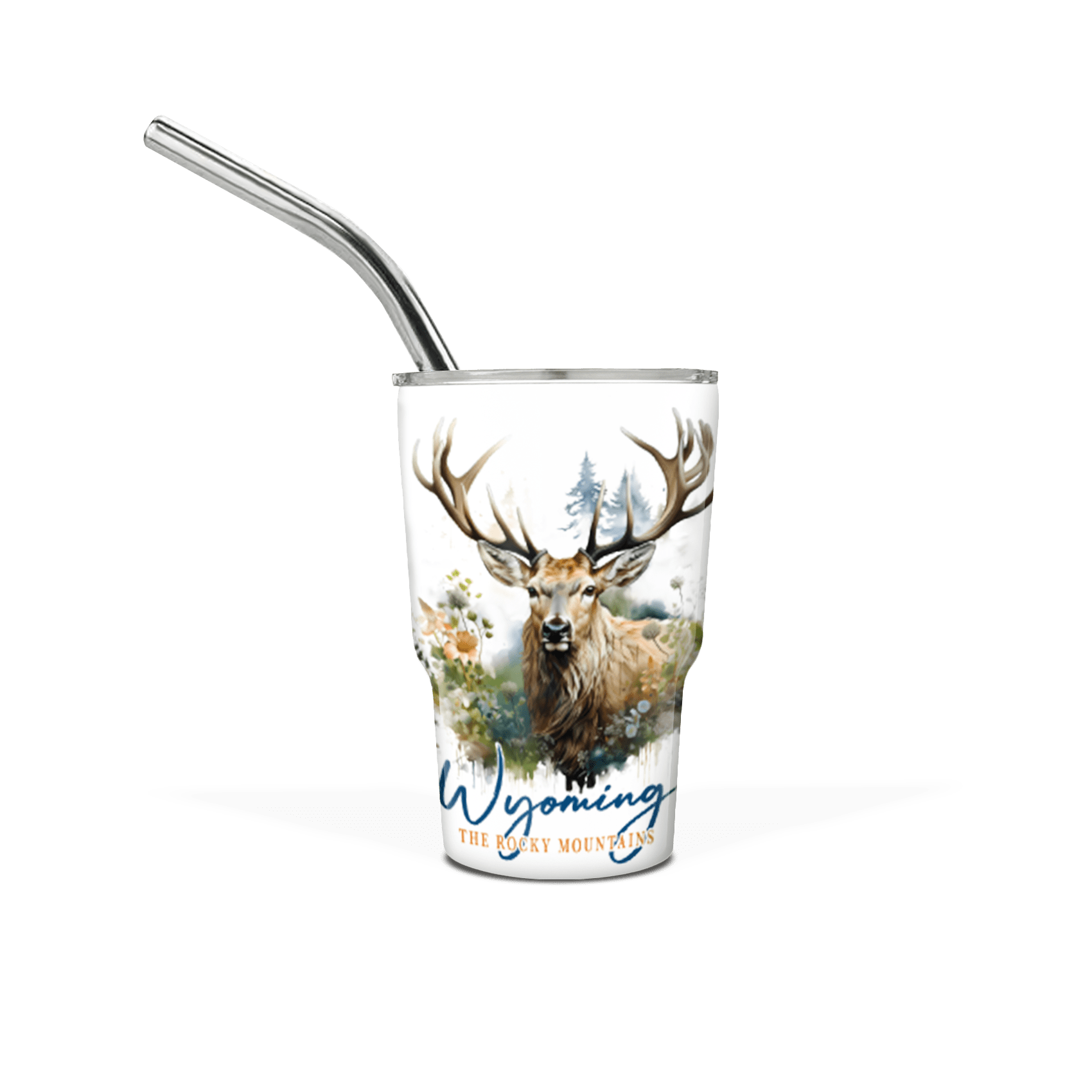 Mini 3 oz Tumbler with Straw