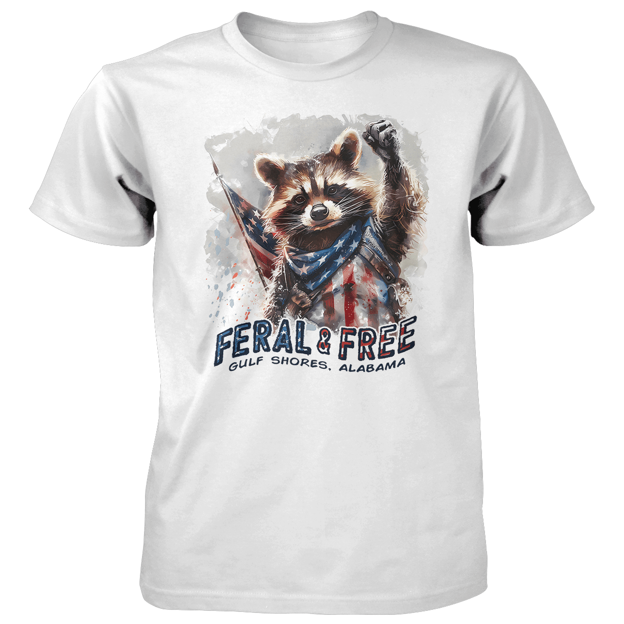 Feral and Free Racoon
