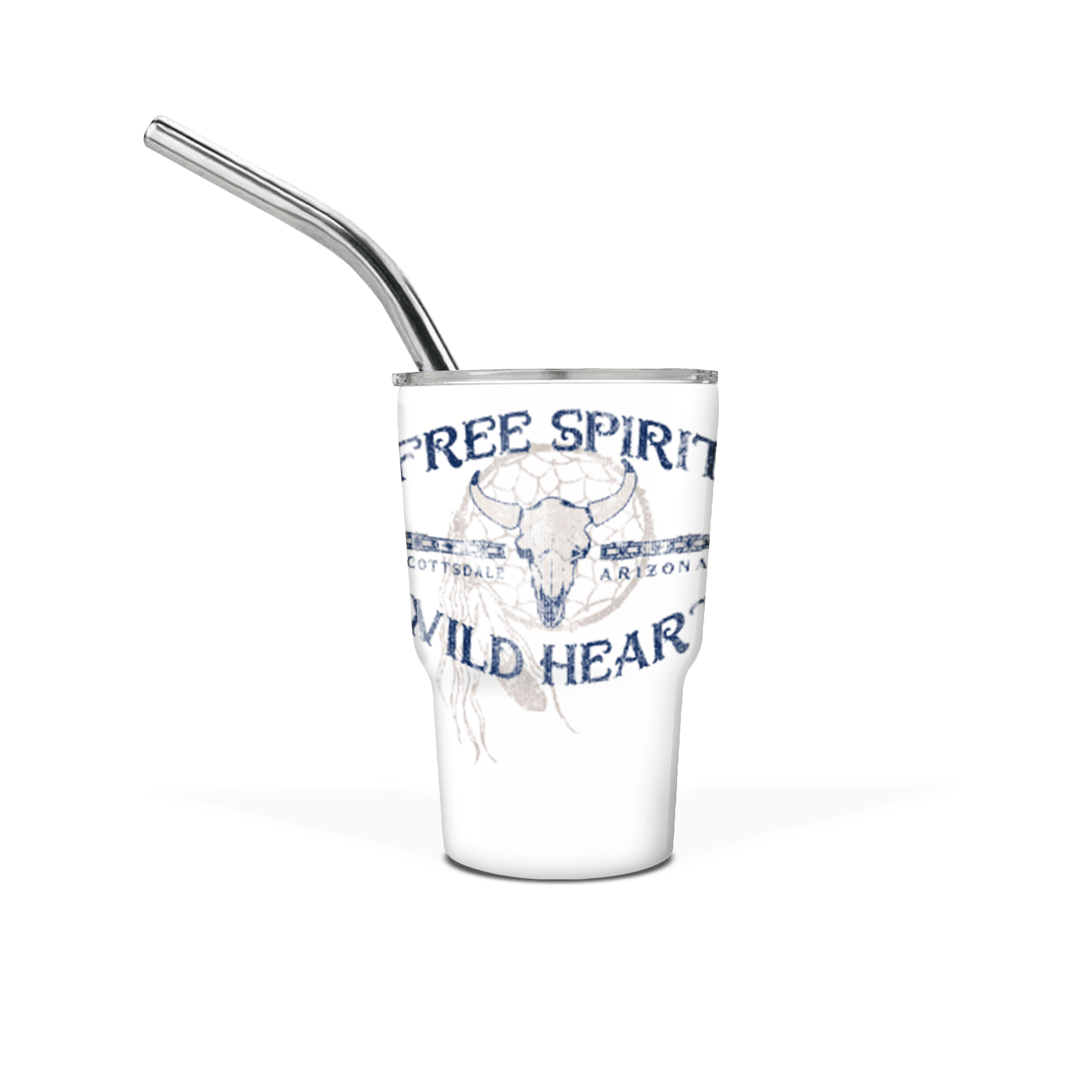 Mini 3 oz Tumbler with Straw