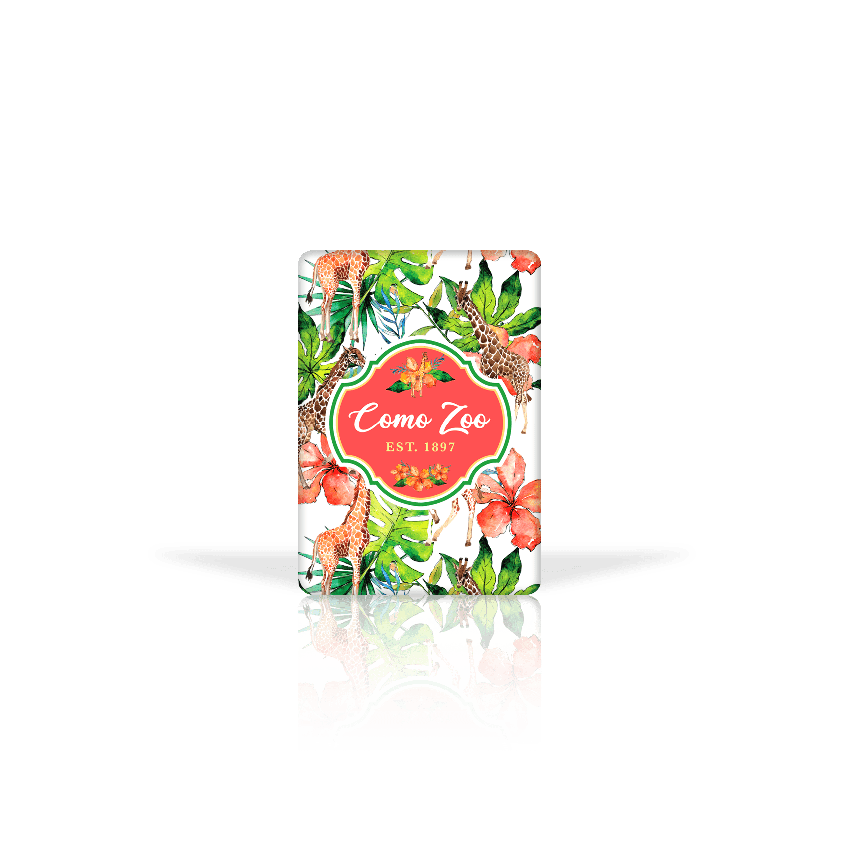 Floral Giraffe Pattern