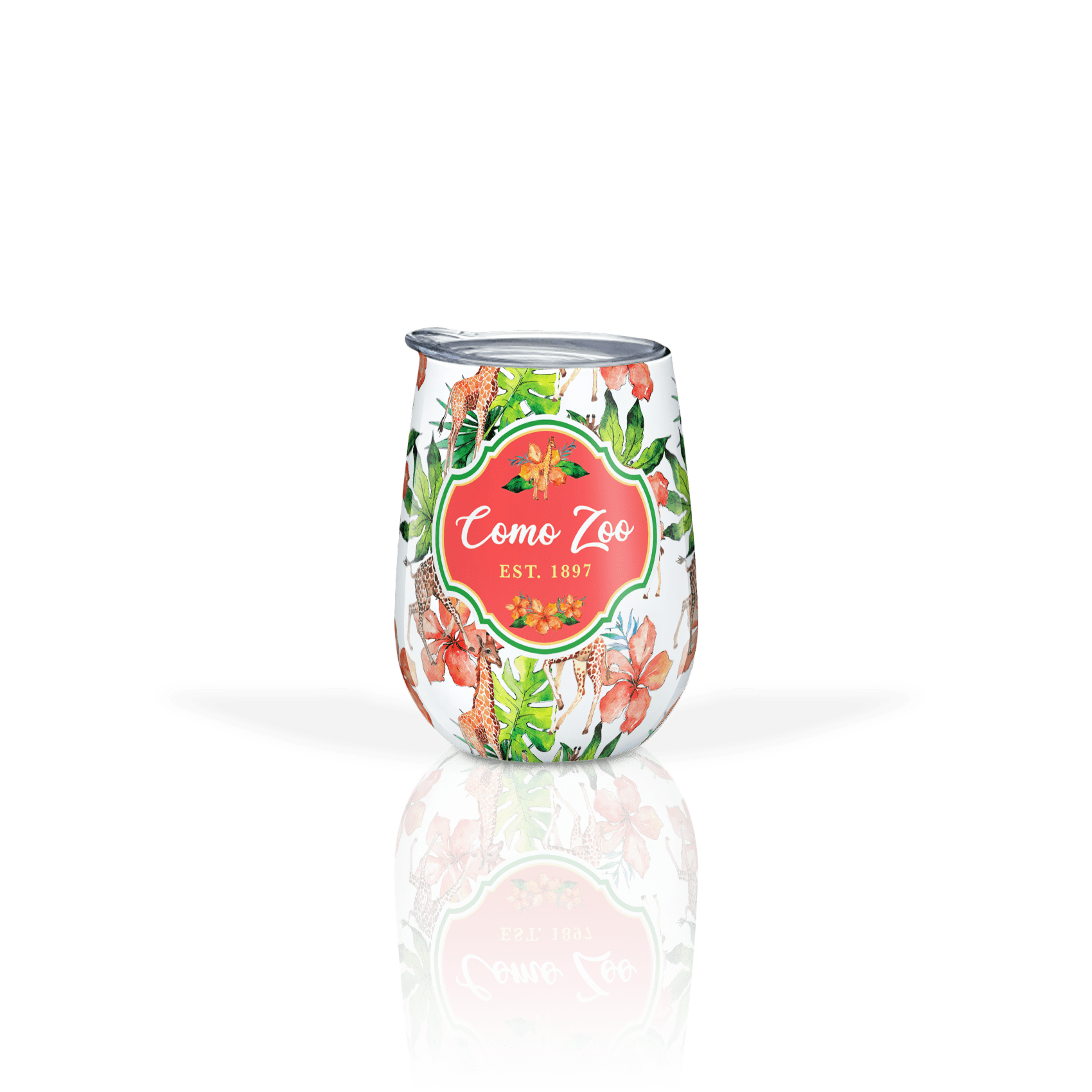 Floral Giraffe Pattern