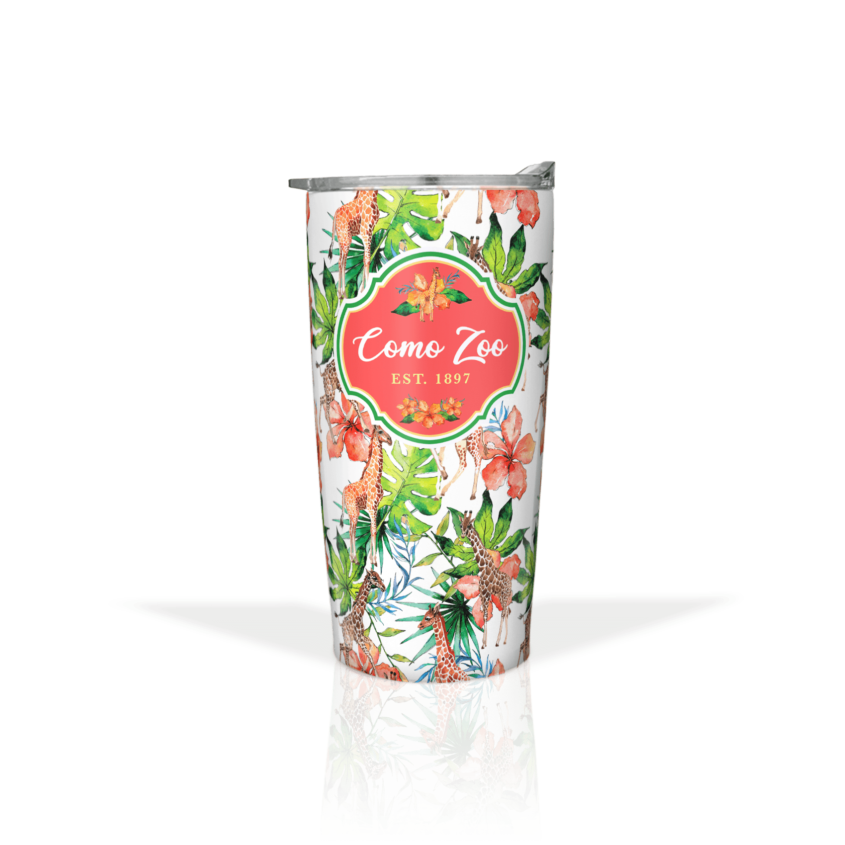 Floral Giraffe Pattern
