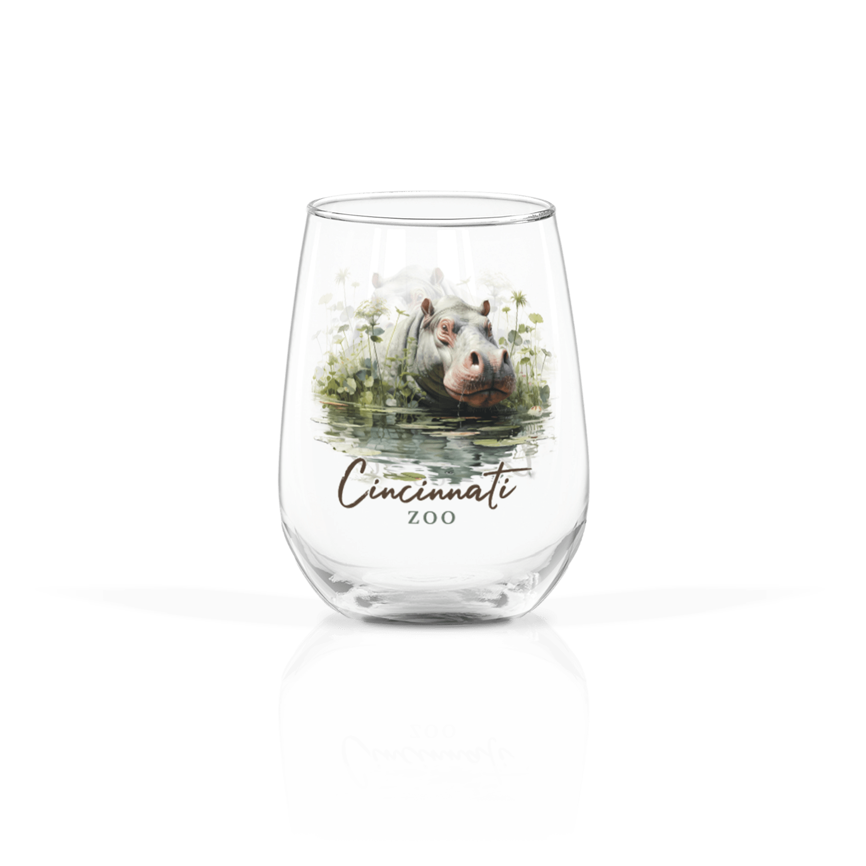 Clear 17oz Stemless Wine Glass