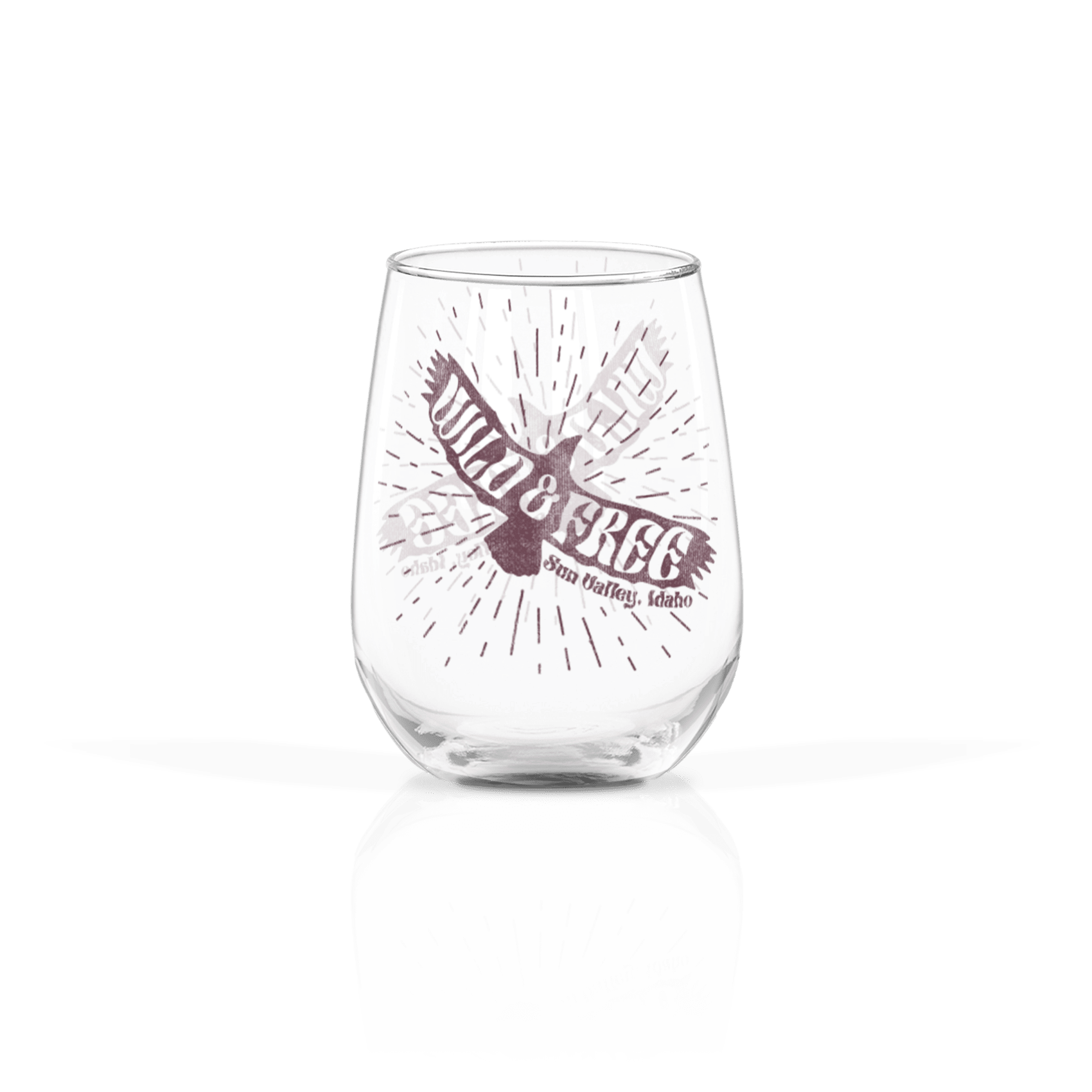 Clear 17oz Stemless Wine Glass