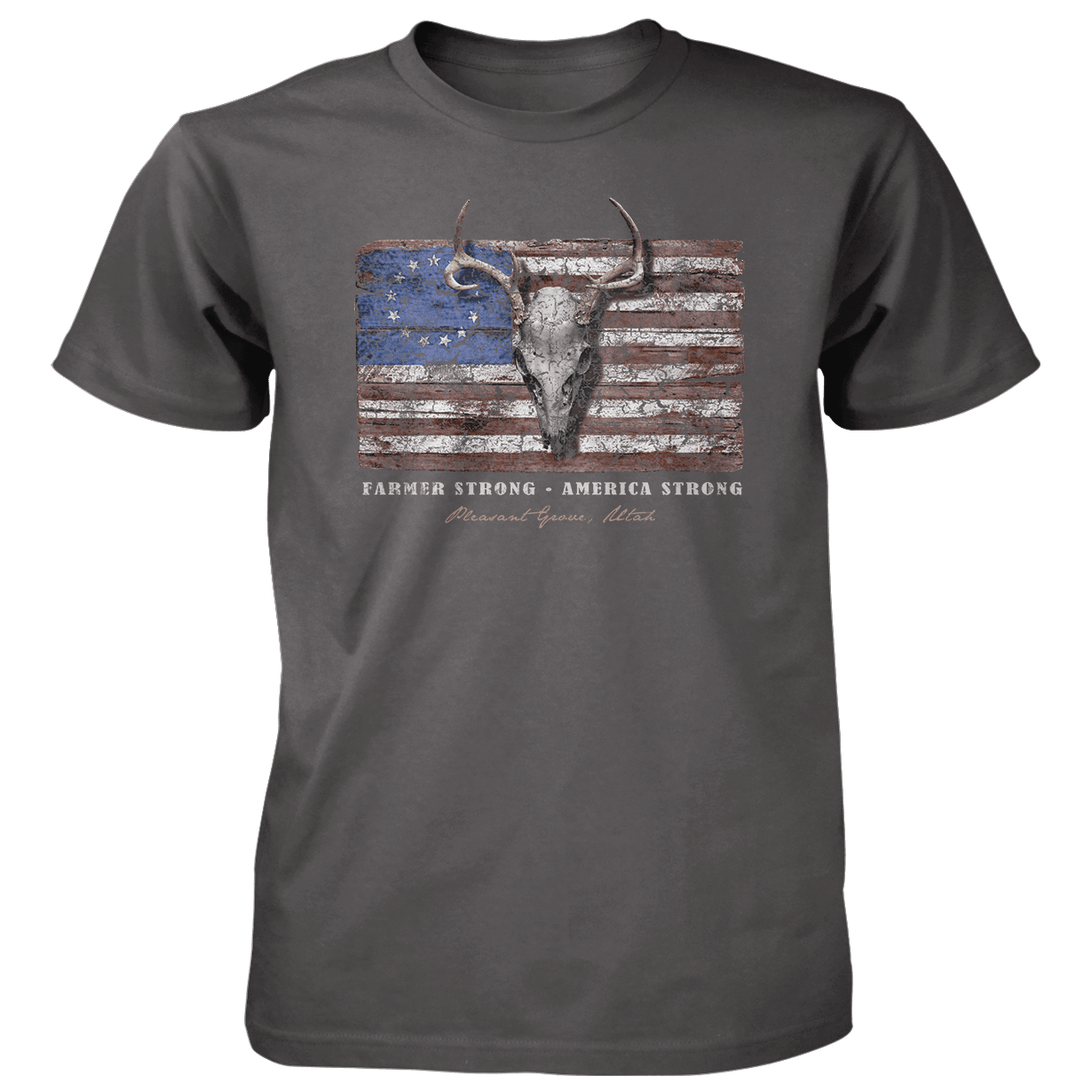 Farmer Strong America Strong Skull