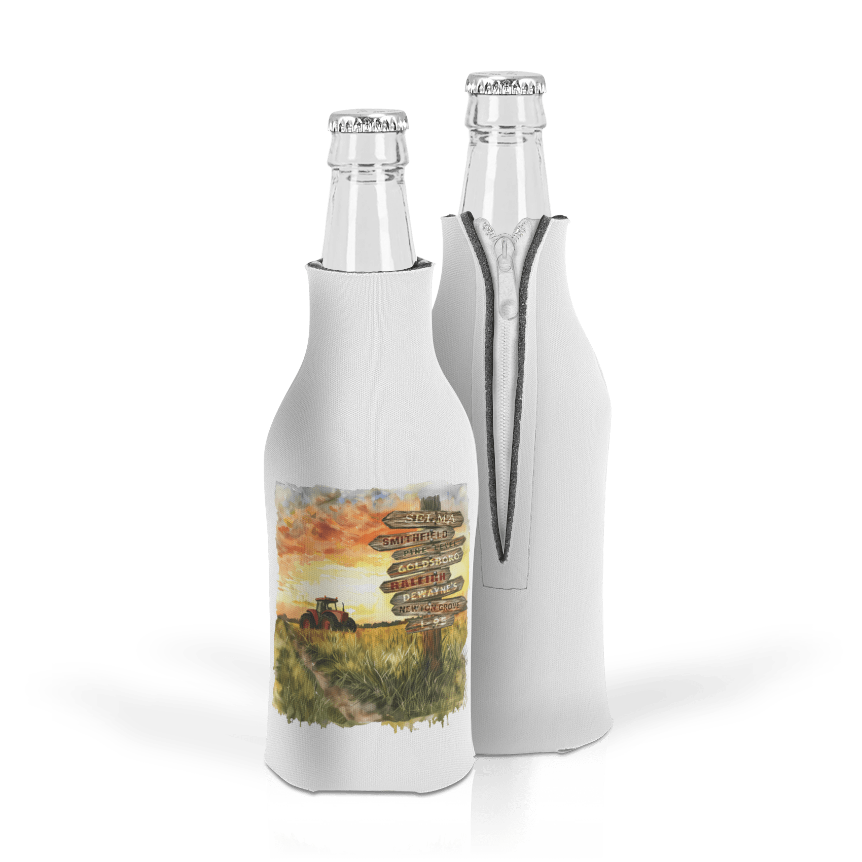 Scuba Foam Zippered Bottle