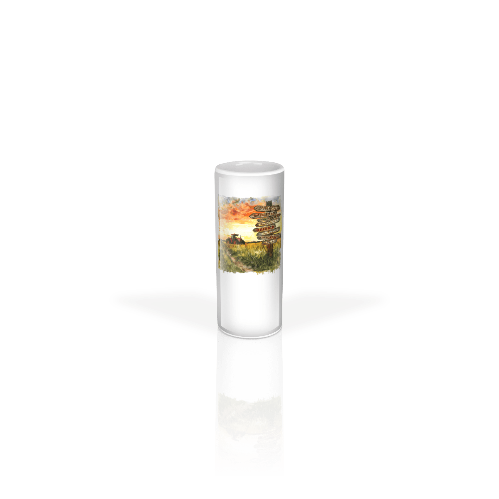 Ceramic Shooter 3oz White