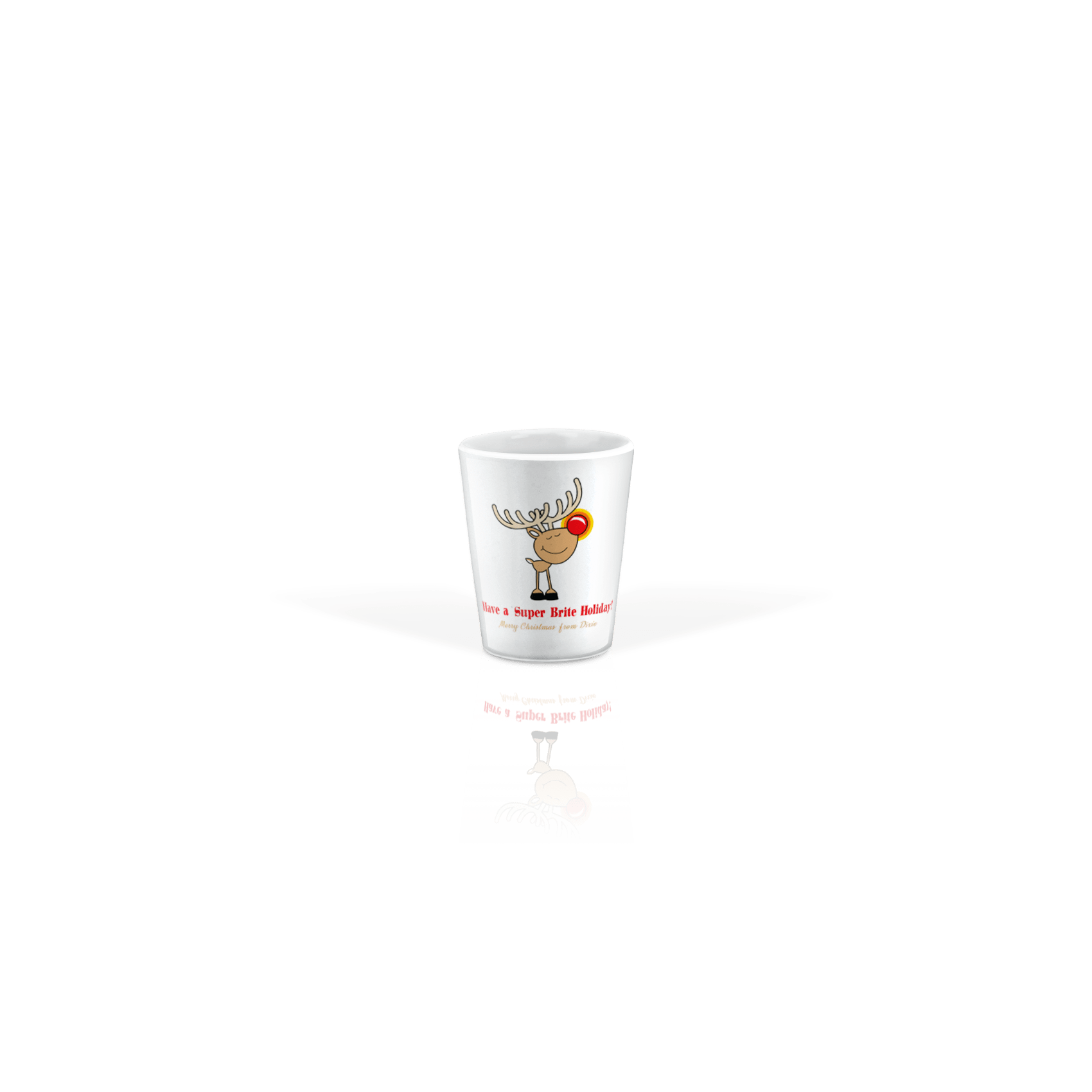 Ceramic Shot Glass 2oz White
