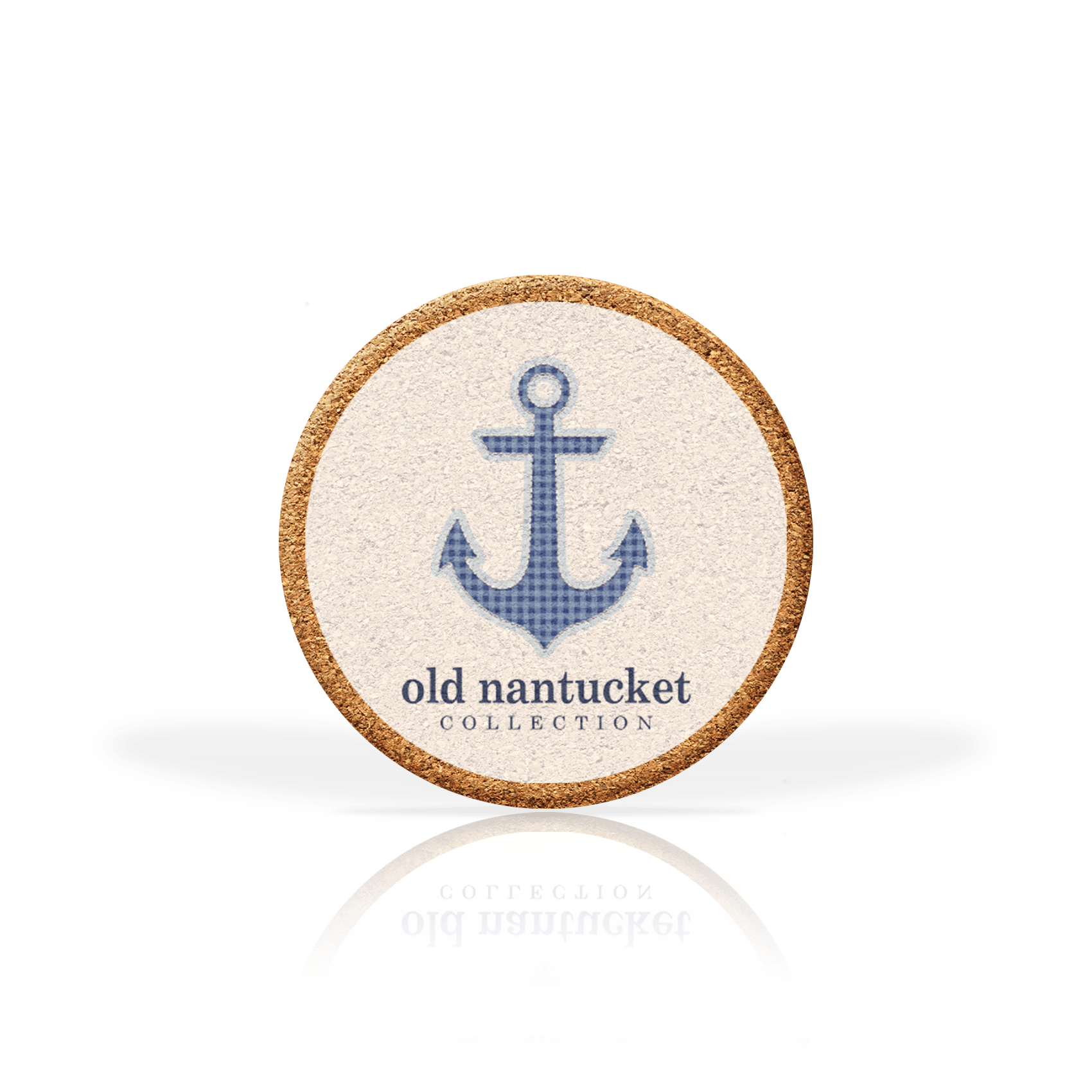 Gingham Blue Anchor