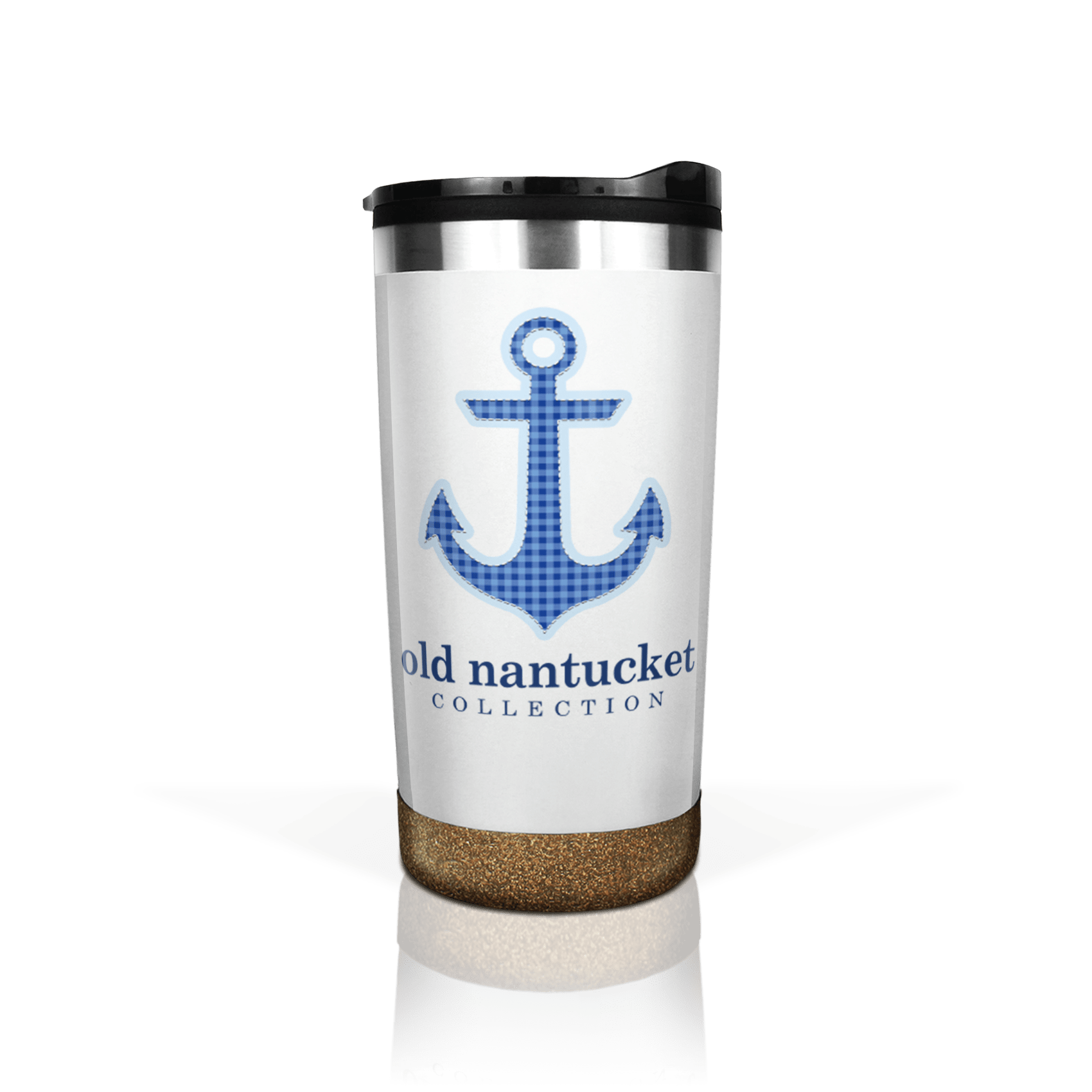 Gingham Blue Anchor