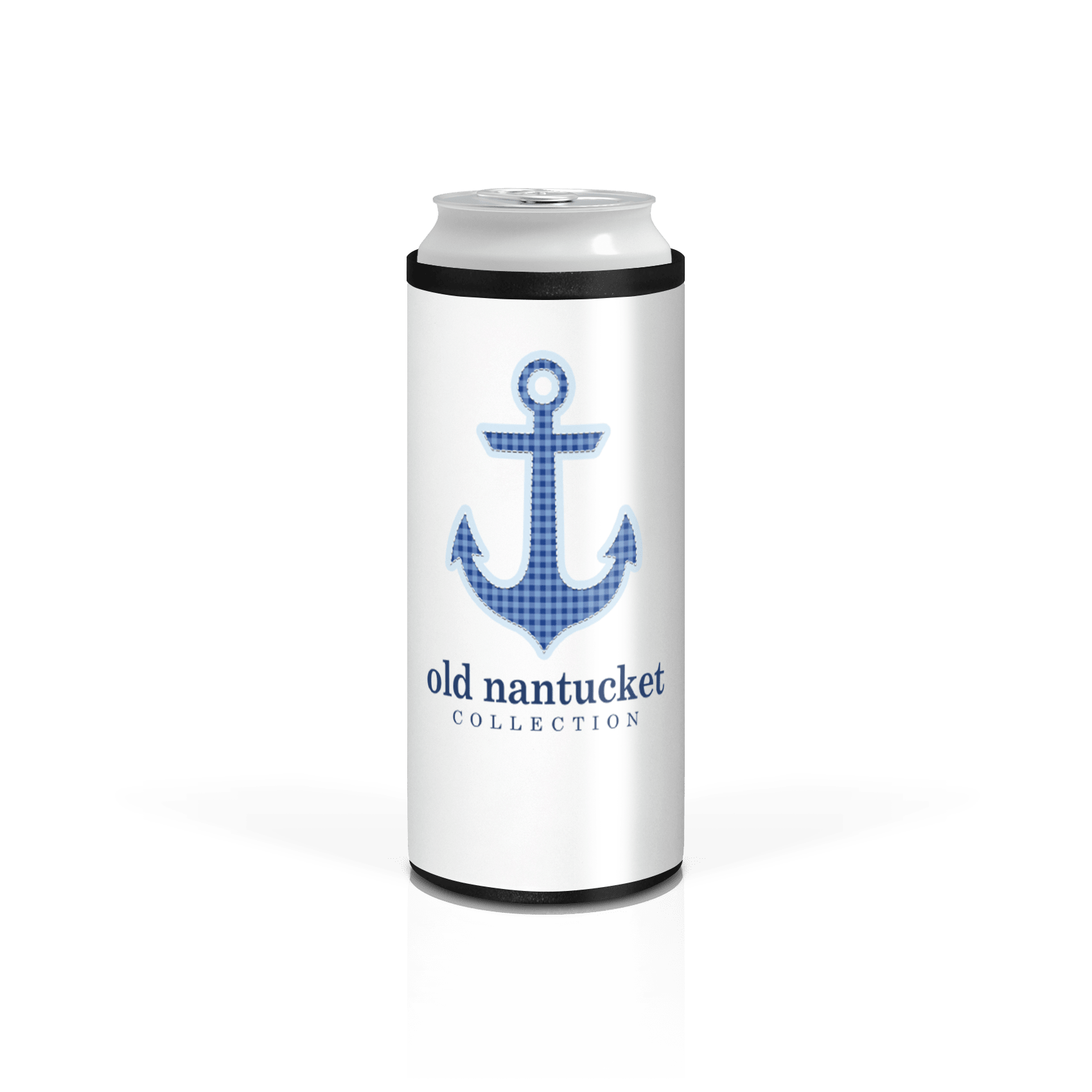 Gingham Blue Anchor