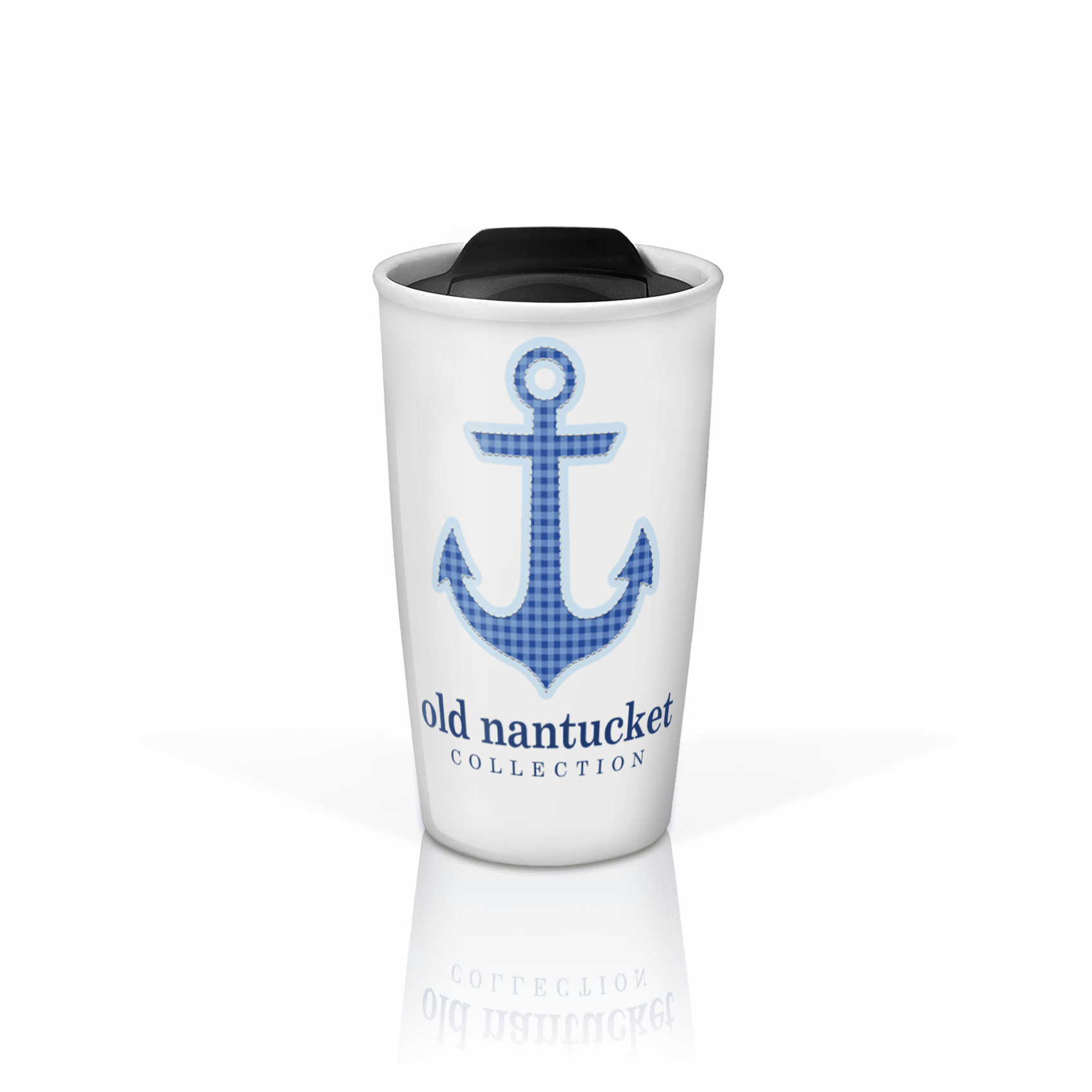 Gingham Blue Anchor