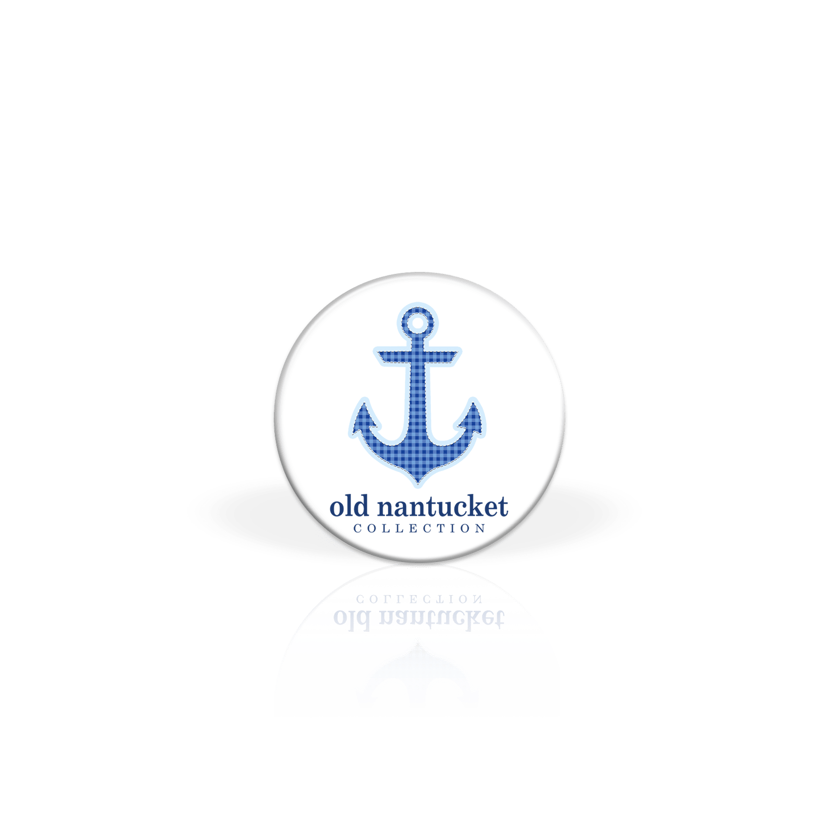 Gingham Blue Anchor