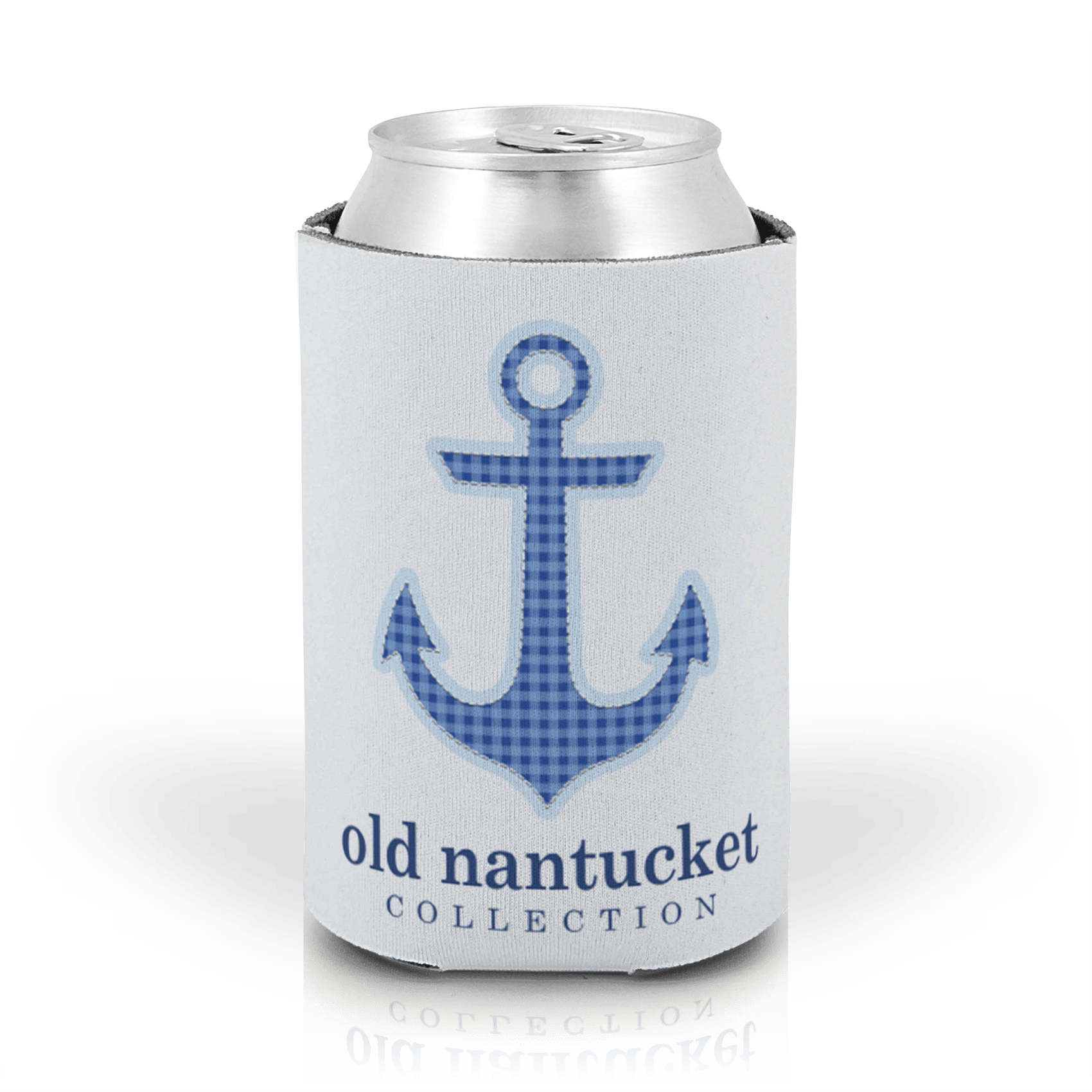 Gingham Blue Anchor