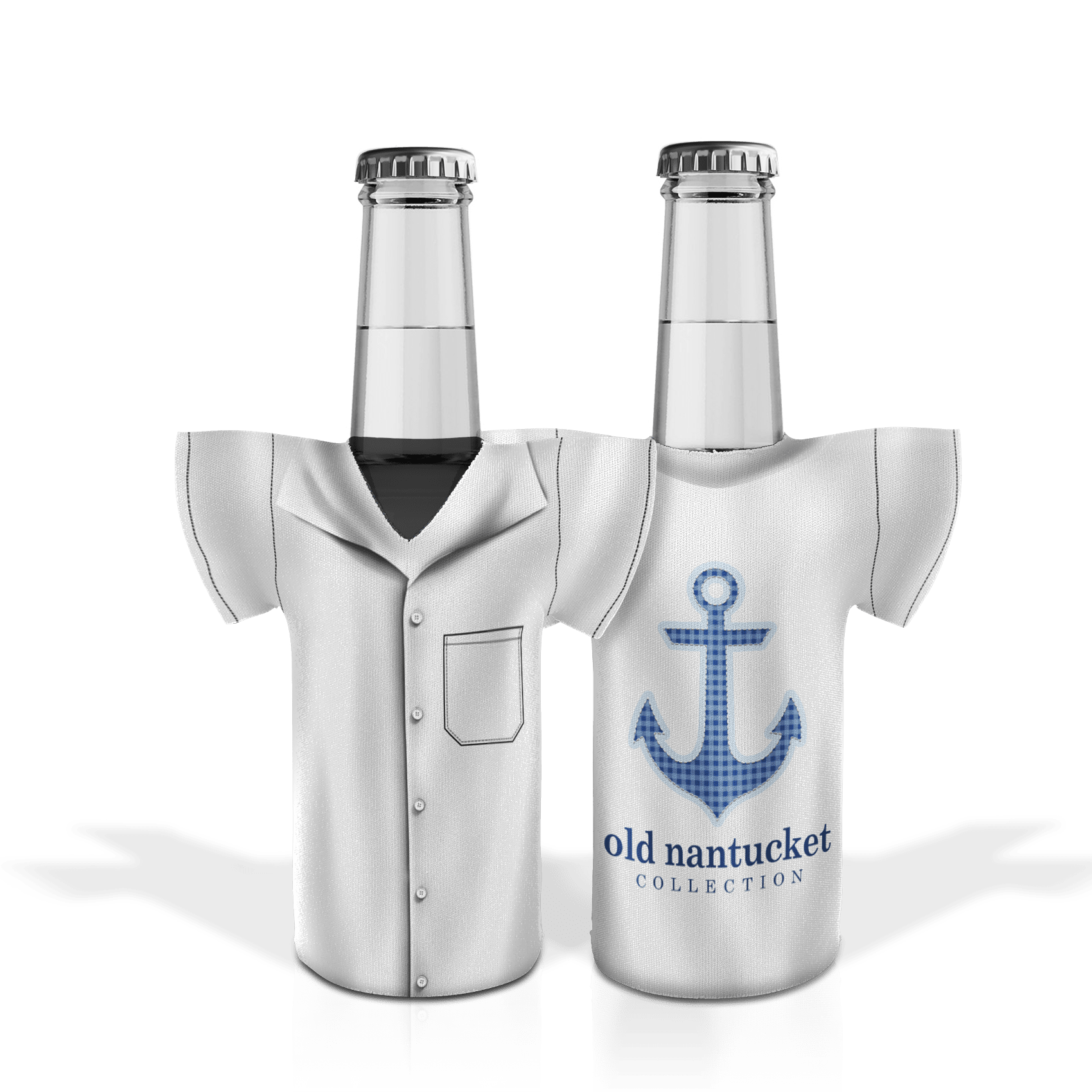 Gingham Blue Anchor