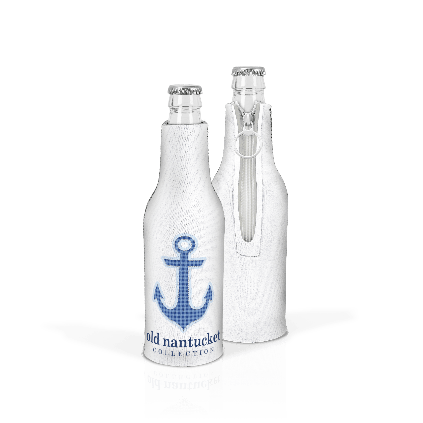 Gingham Blue Anchor