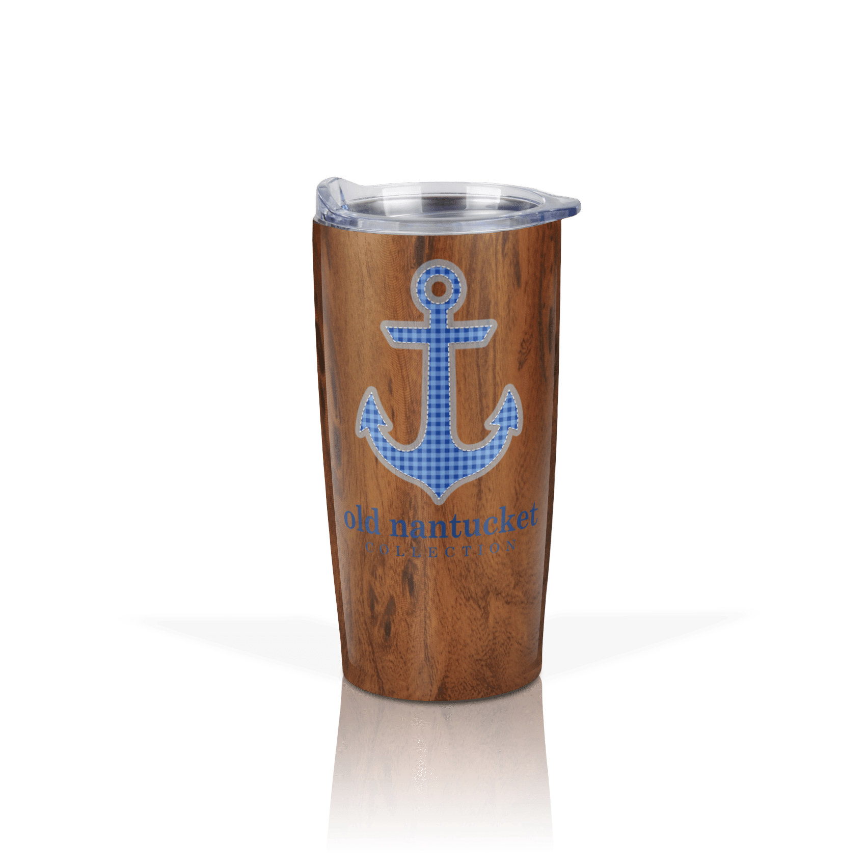 Gingham Blue Anchor