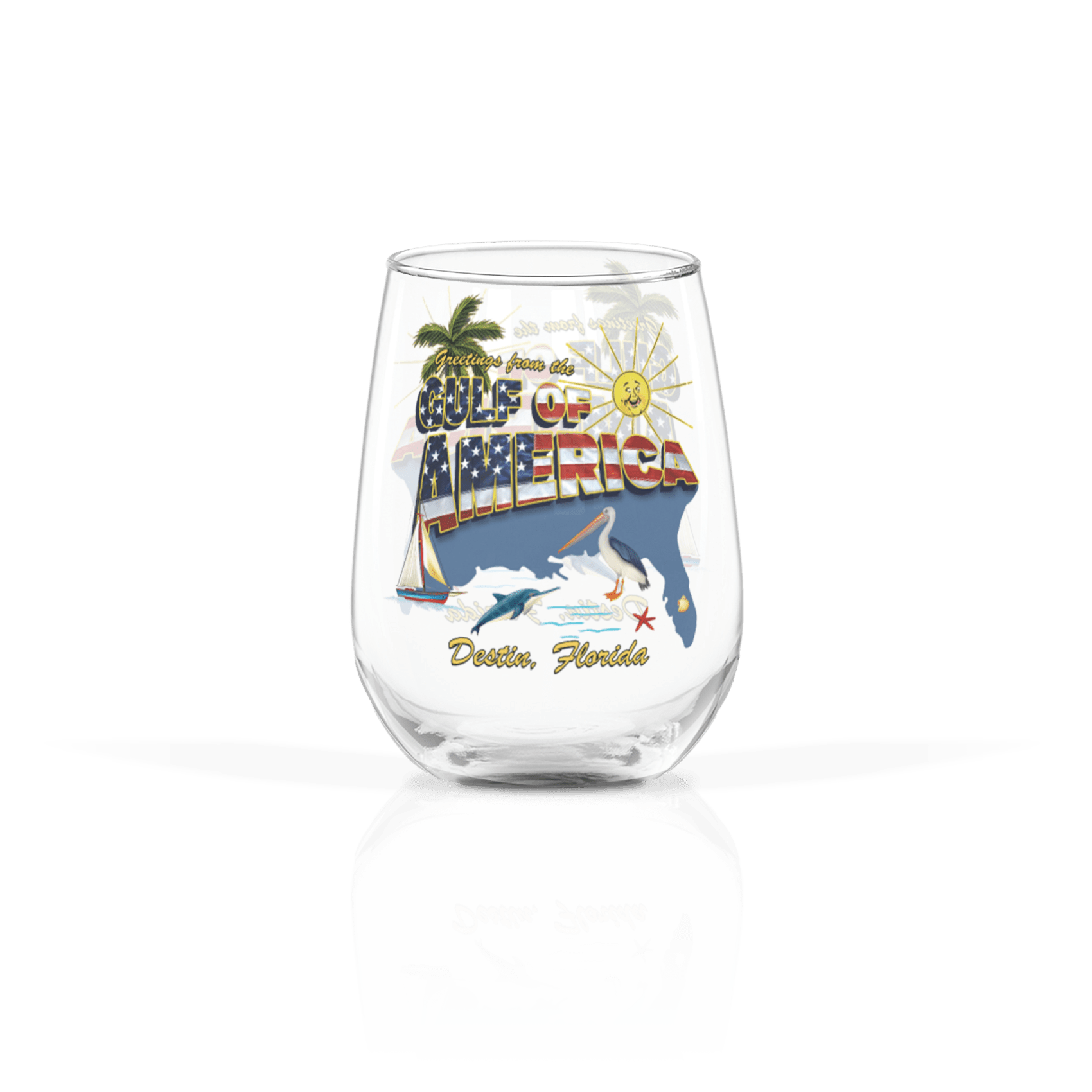 Clear 17oz Stemless Wine Glass