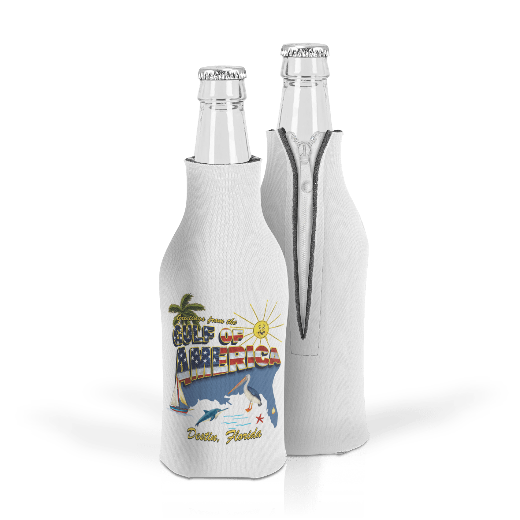Scuba Foam Zippered Bottle
